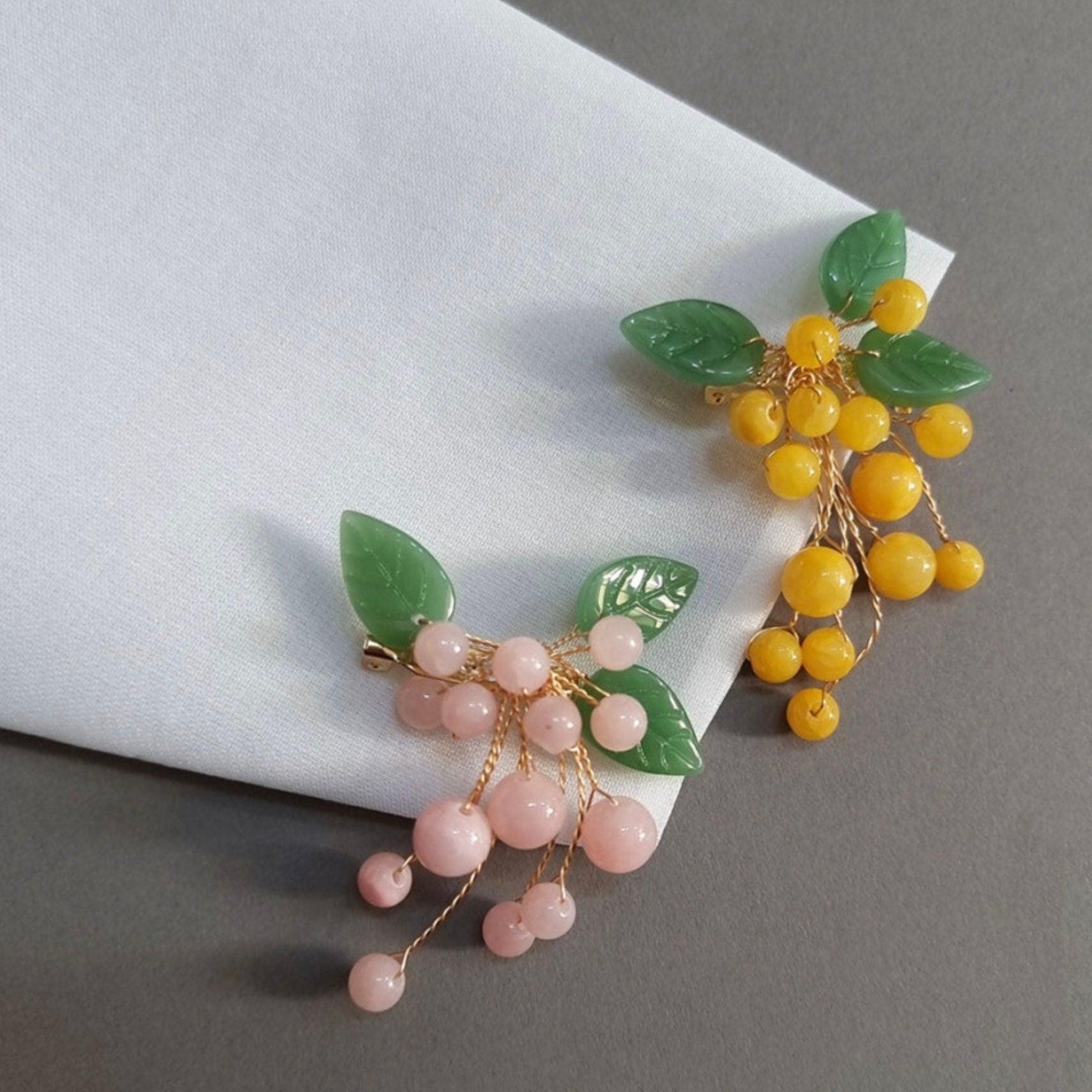 Grape Brooch - Native Korean