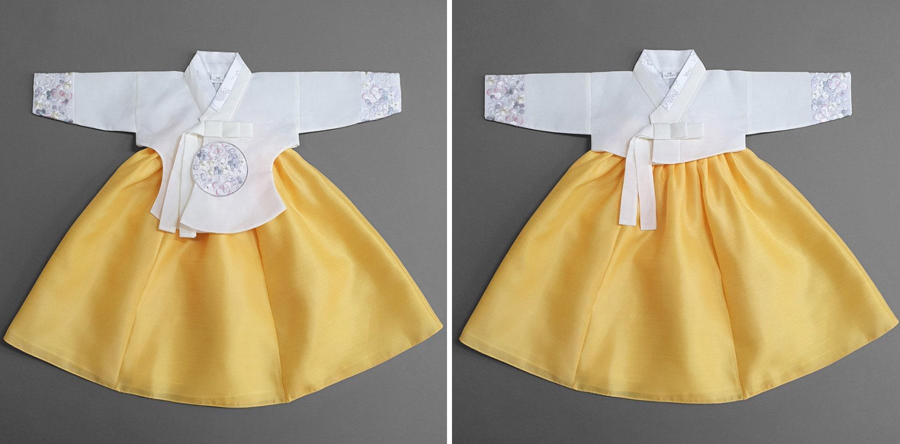 Hyeeu Yellow Girl Hanbok (100D-1YR) - Native Korean