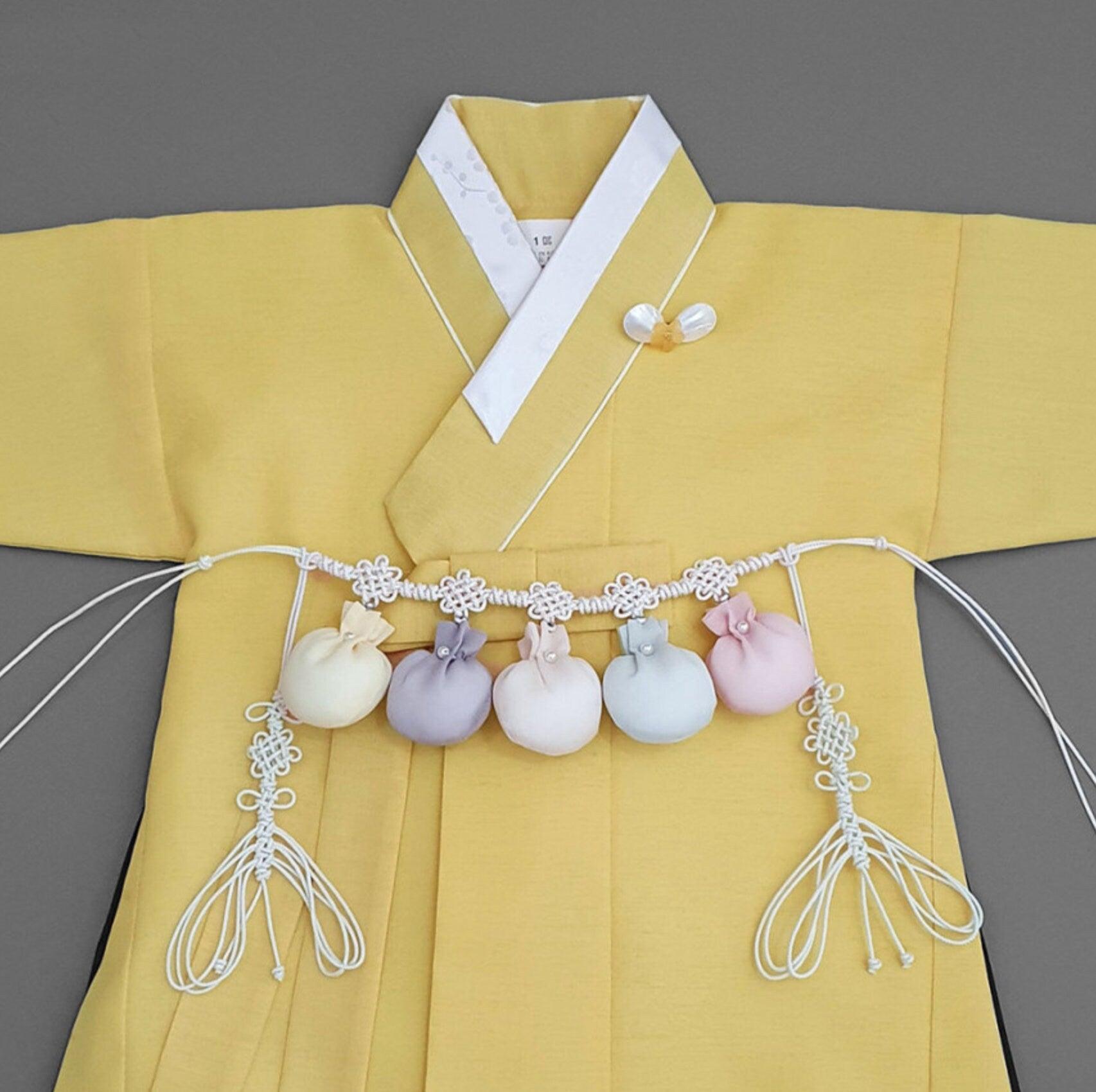 Hyomin Mustard Boy Hanbok (100D-1YR) - Native Korean