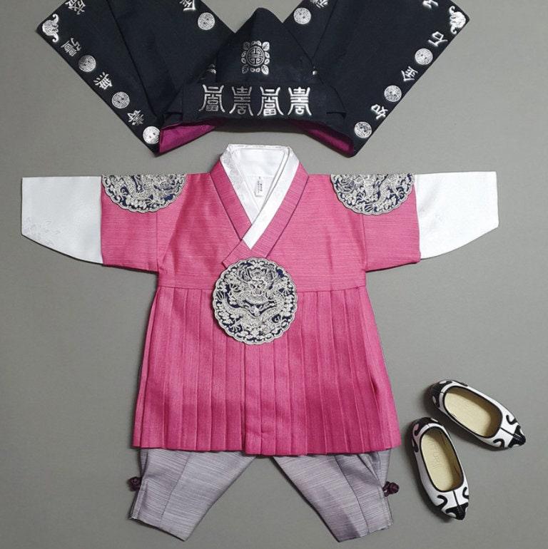 Hyungoon Pleated Pastel Boy Hanbok (100D-1YR) - Native Korean