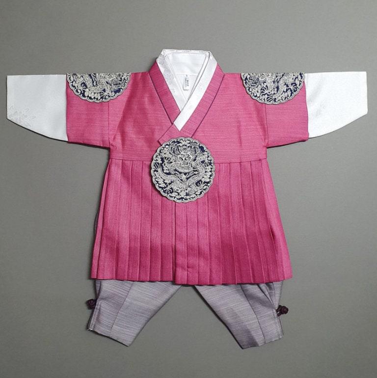 Hyungoon Pleated Pastel Boy Hanbok (100D-1YR) - Native Korean