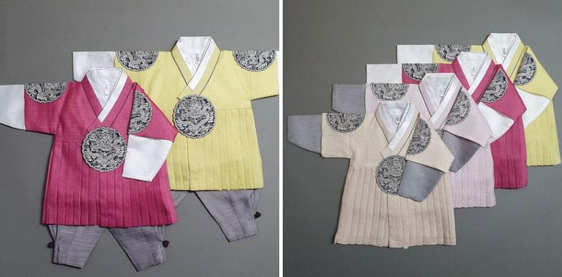 Hyungoon Pleated Pastel Boy Hanbok (100D-8YR) - Native Korean