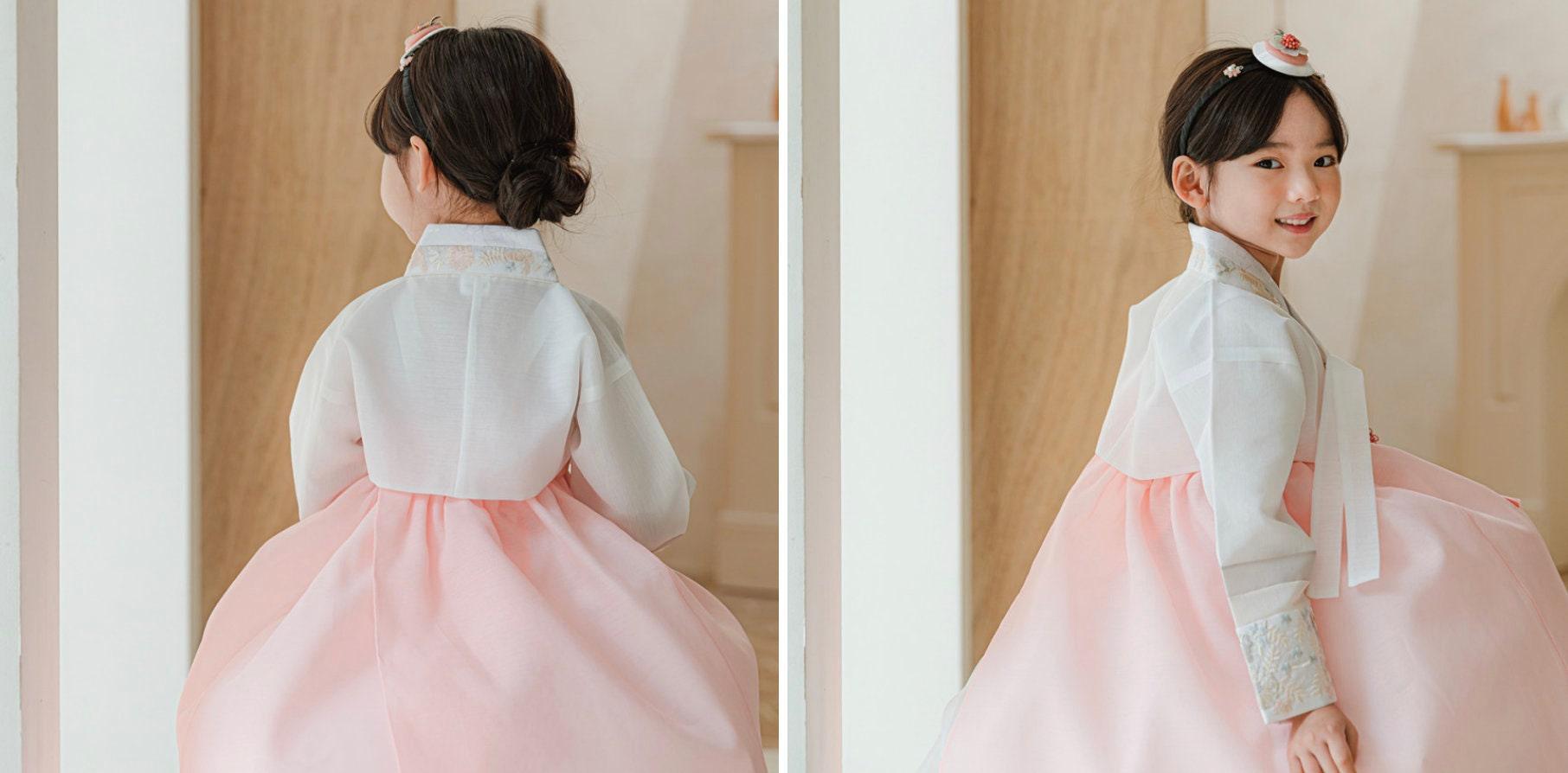 Hyunji Peach Girl Hanbok (100D-15YR) - Native Korean