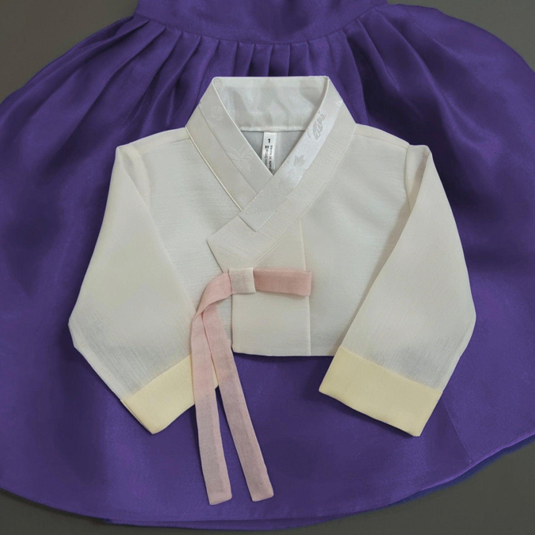 Rayul Purple Girl Hanbok (100D-15YR) - Native Korean