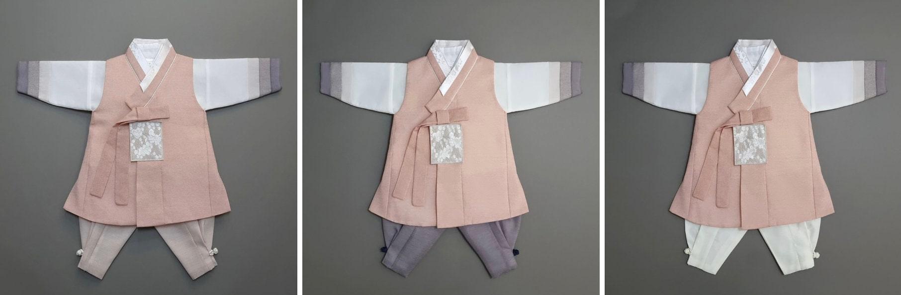 Yusin Coral Solid Boy Hanbok (100D-15YR) - Native Korean