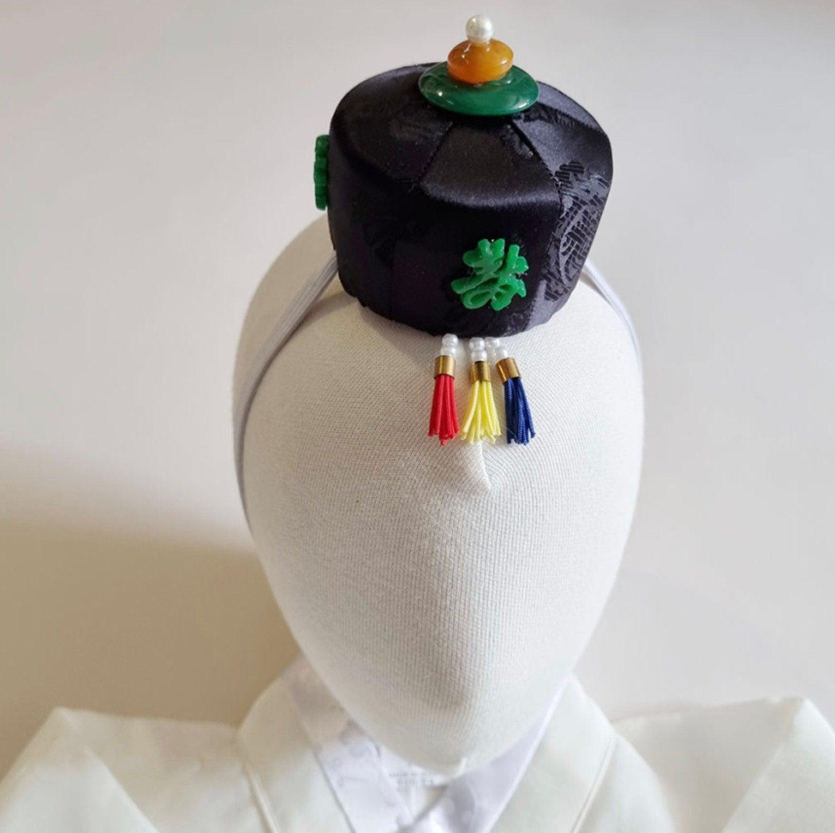 Jade Black Jokduri Korean Coronet - Native Korean