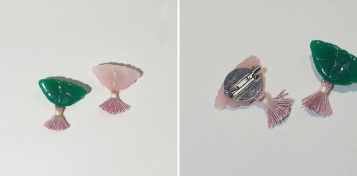 Jade Butterfly Brooch - Native Korean