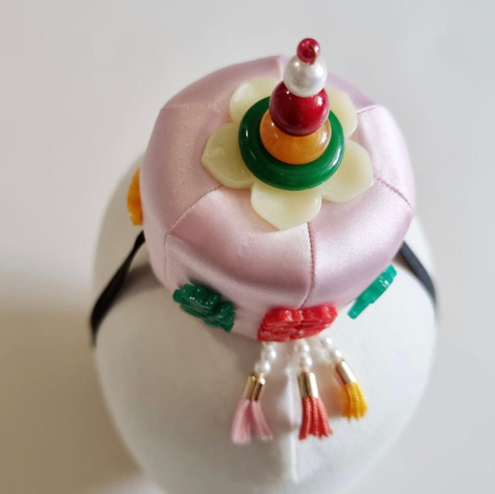 Jade Pink Jokduri Korean Coronet - Native Korean