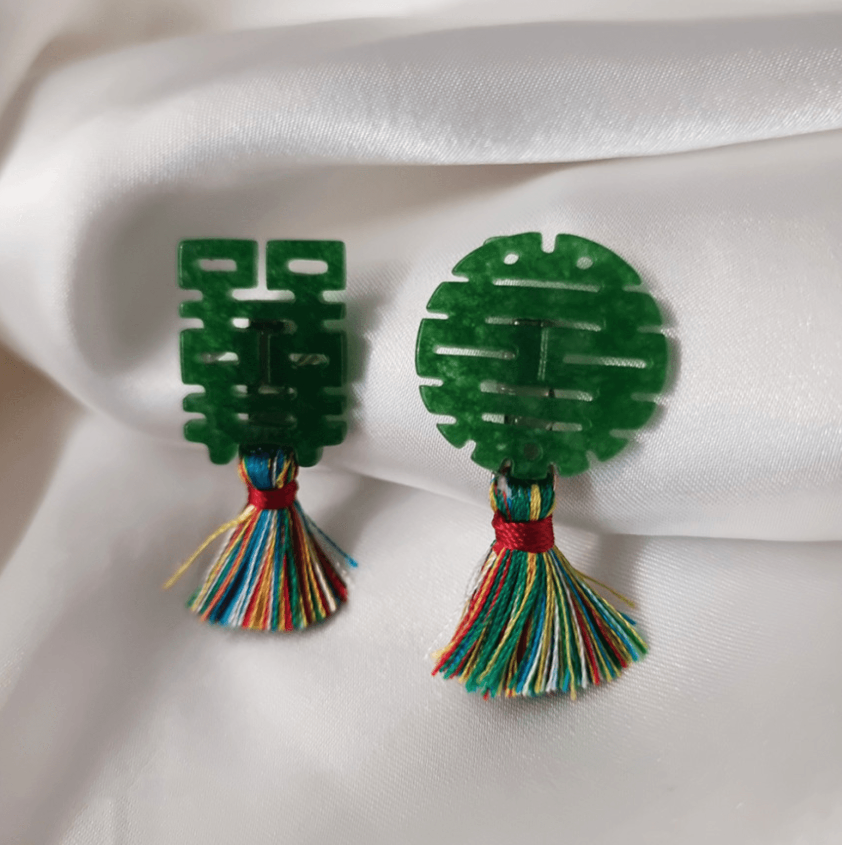 Jade Tassel Brooch - Native Korean