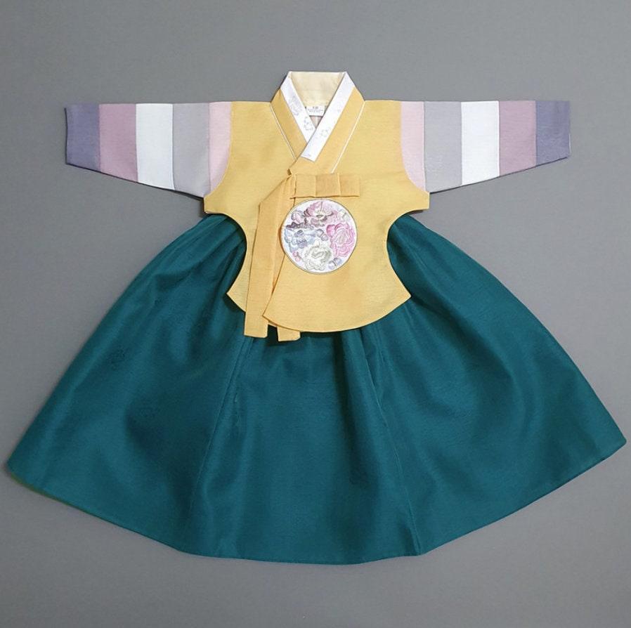 Jinkyoung Dangui Green Girl Hanbok (100D-15YR) - Native Korean