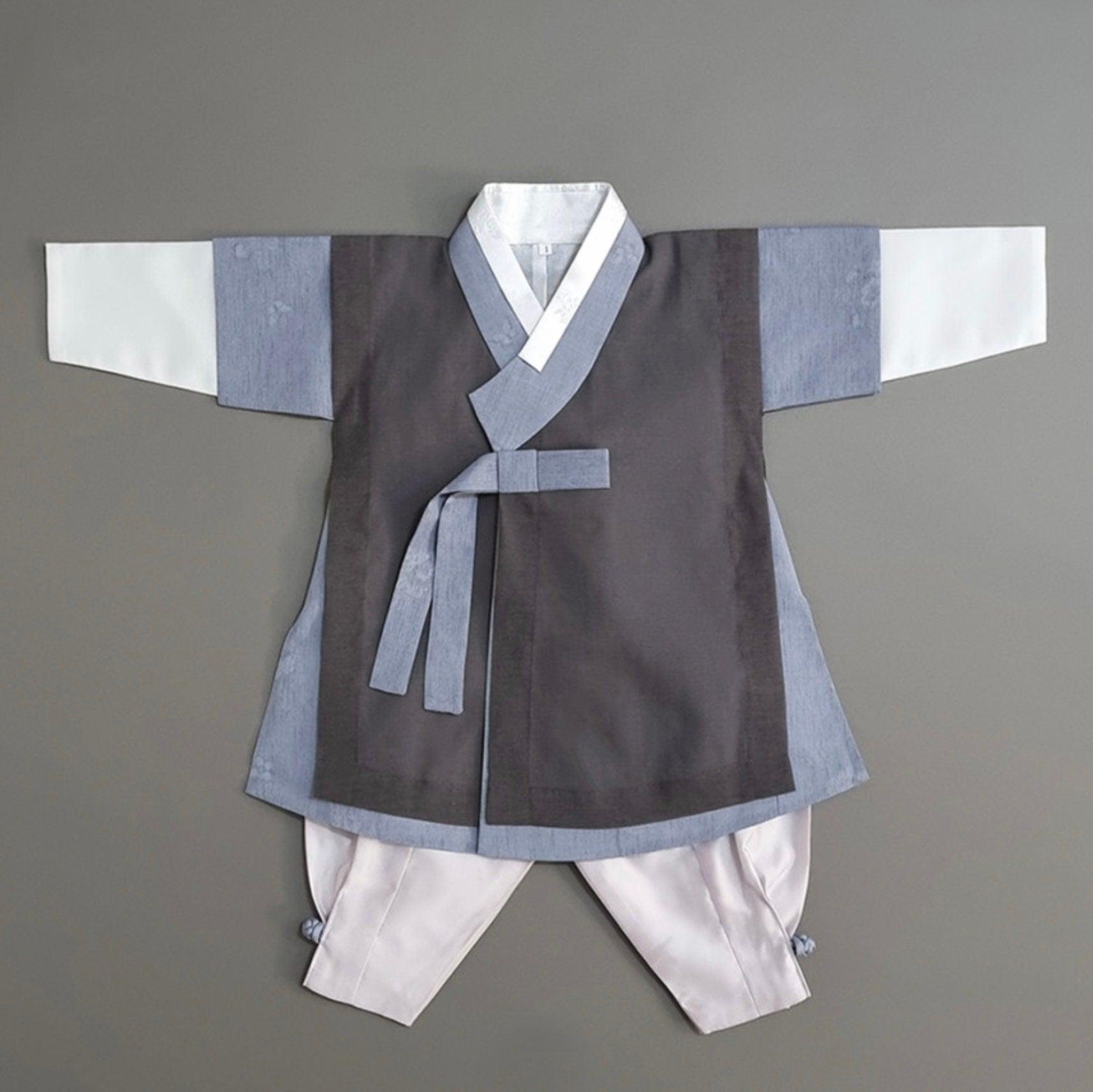 Kyusun Blue Boy Hanbok (100D-10YR) - Native Korean