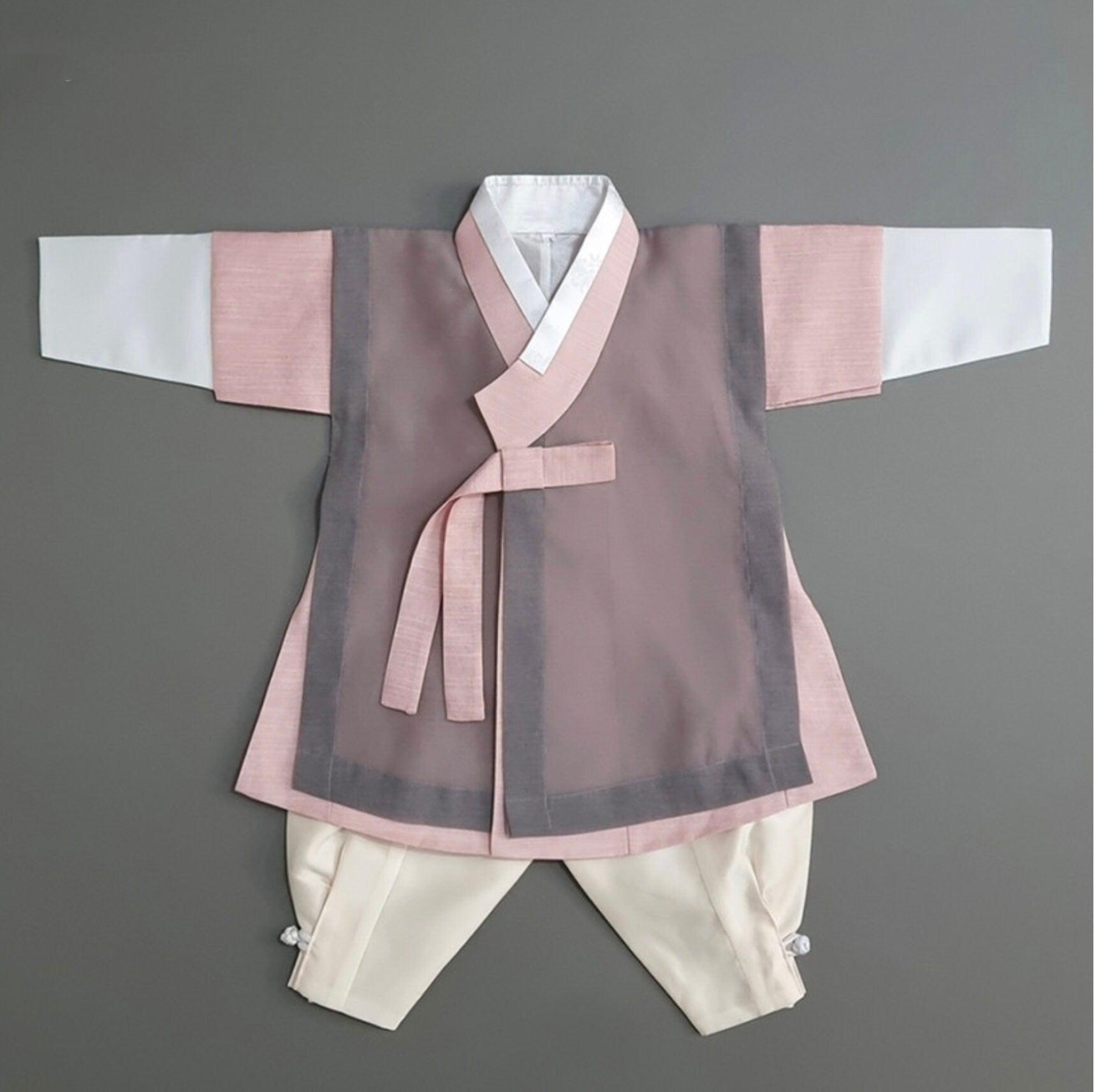 Kyusun Pink Boy Hanbok (100D-10YR) - Native Korean