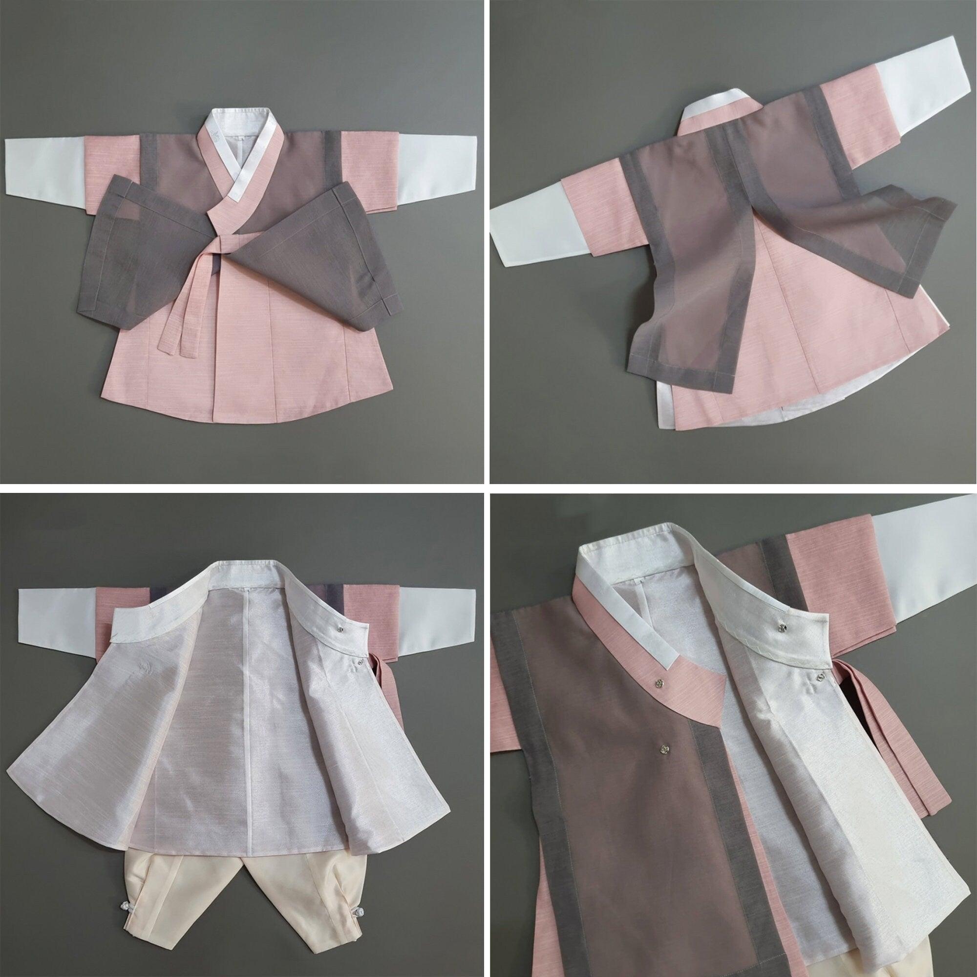 Kyusun Pink Boy Hanbok (100D-10YR) - Native Korean