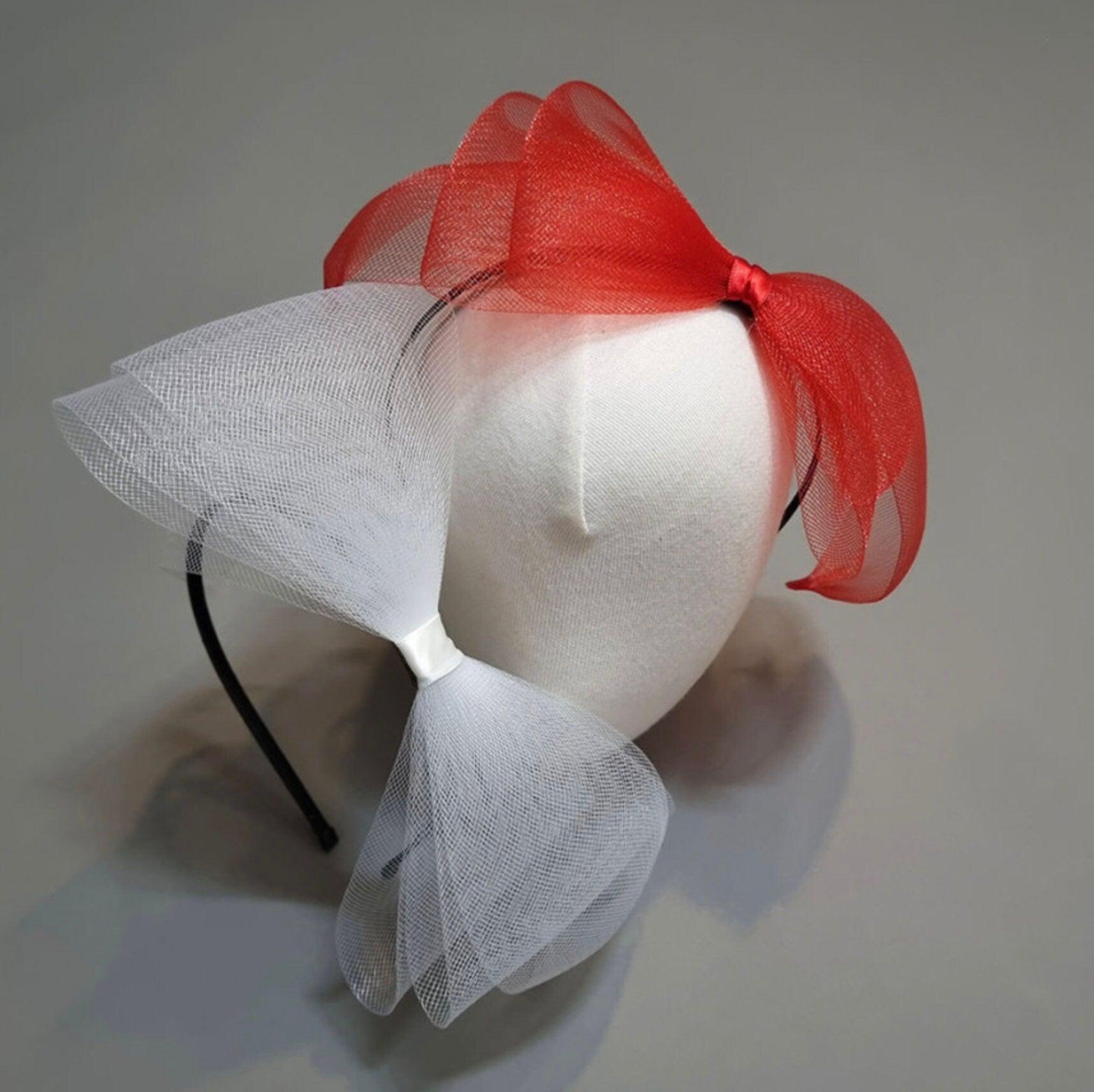 Lace Vivid Ribbon Headband - Native Korean