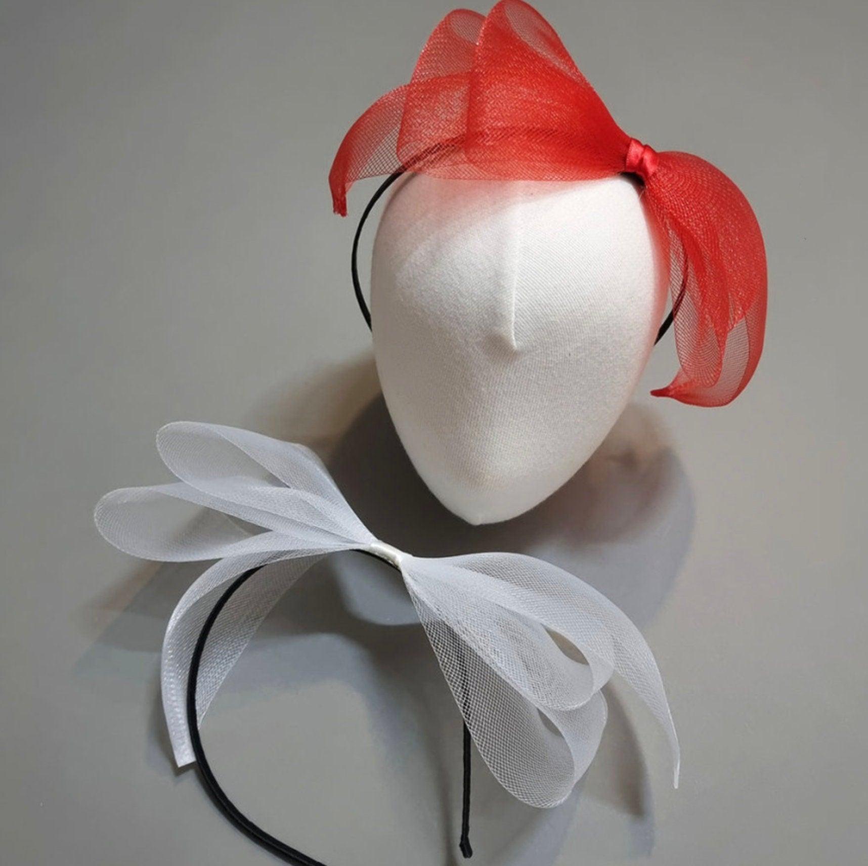 Lace Vivid Ribbon Headband - Native Korean