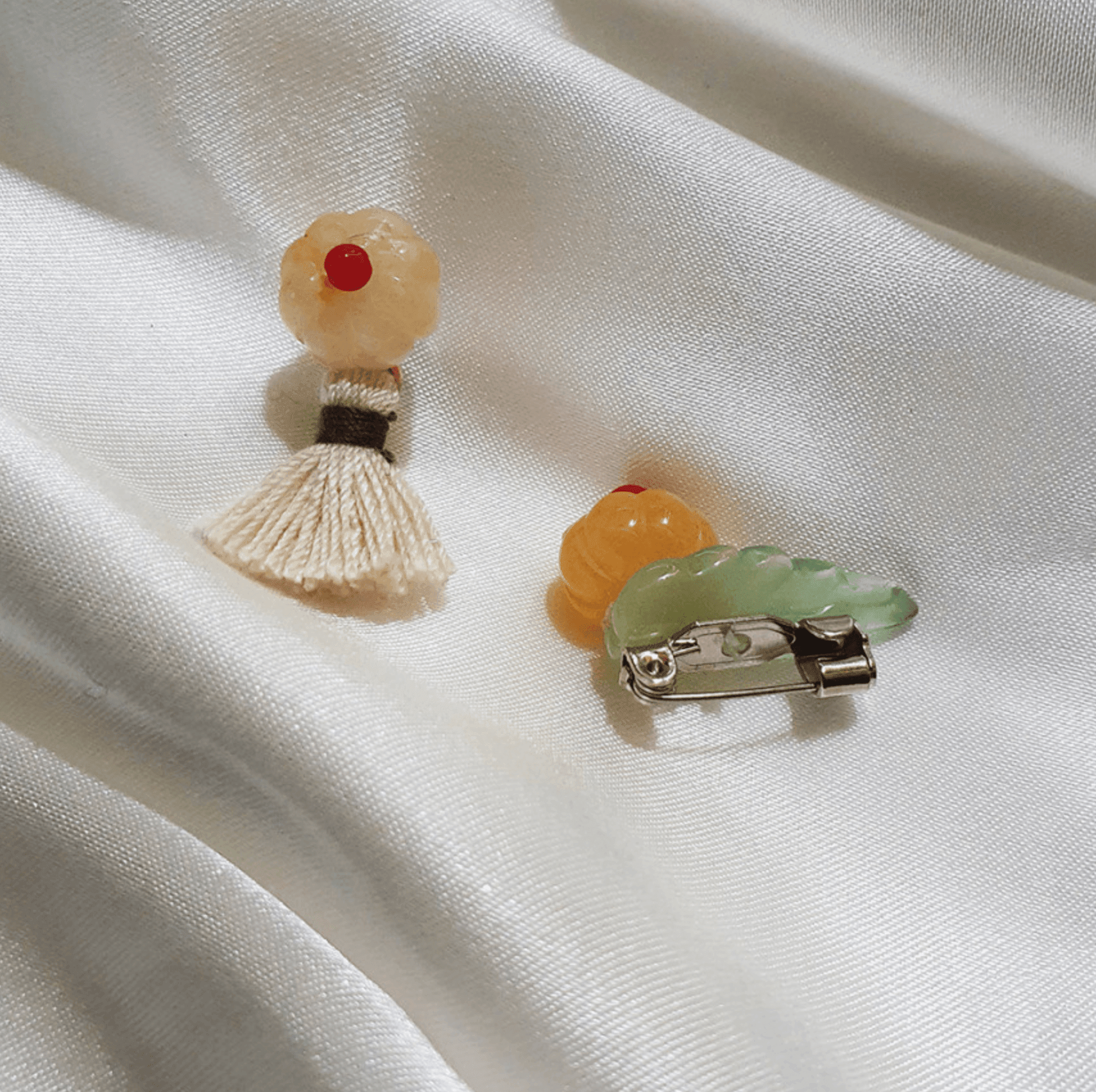Mini Pumpkin Brooch - Native Korean