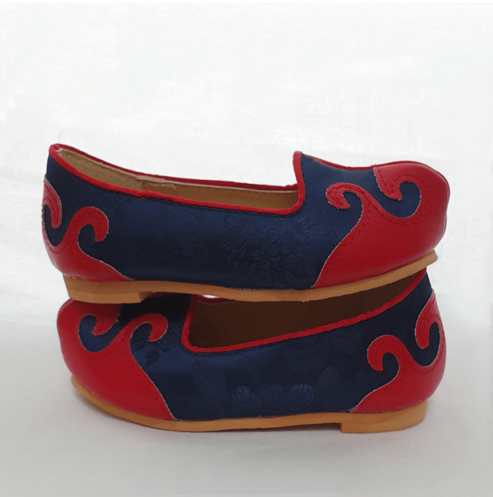 Navy/Red Boy Hanbok Shoes (130~220mm) - Native Korean