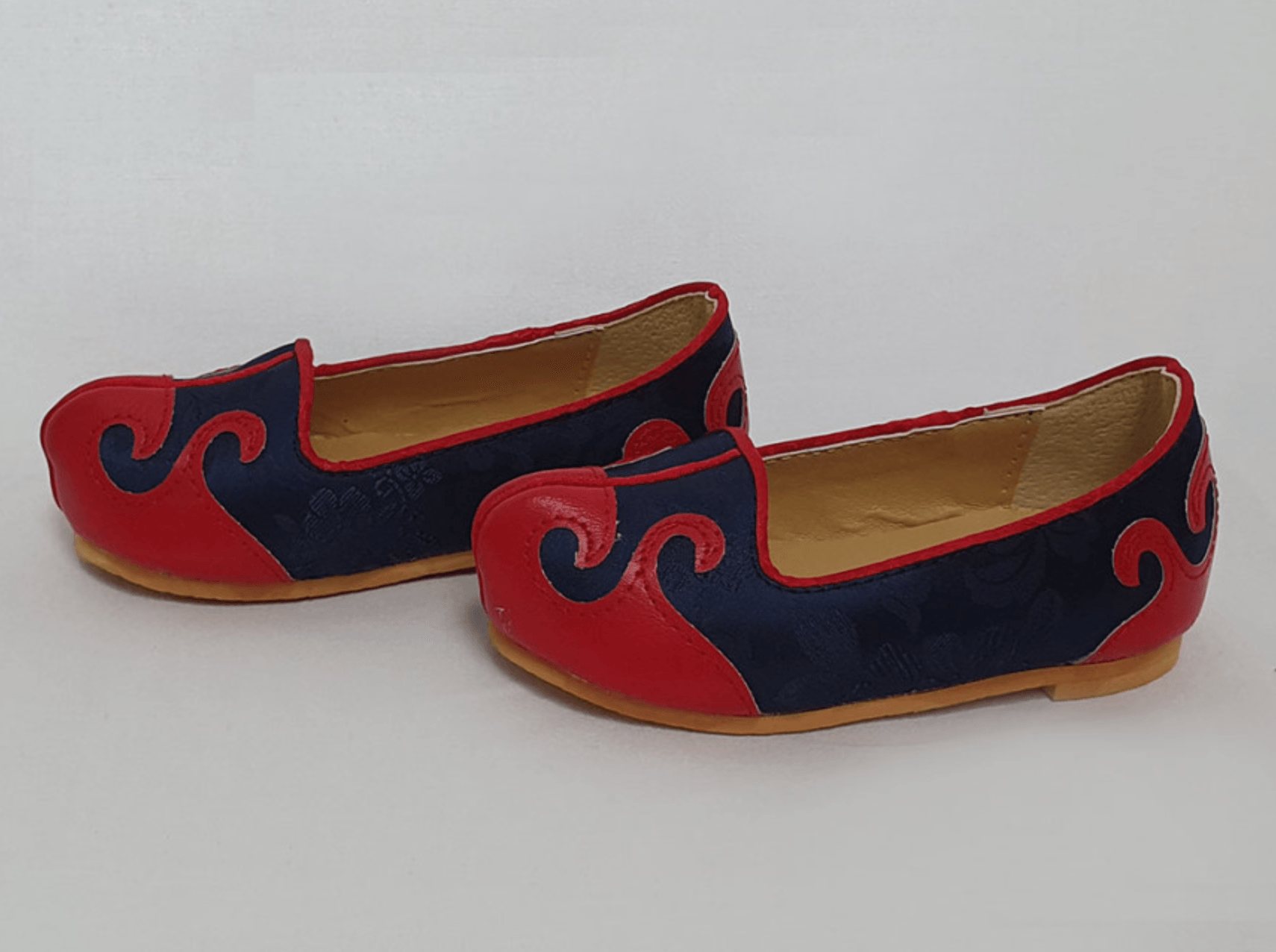 Navy/Red Boy Hanbok Shoes (130~220mm) - Native Korean