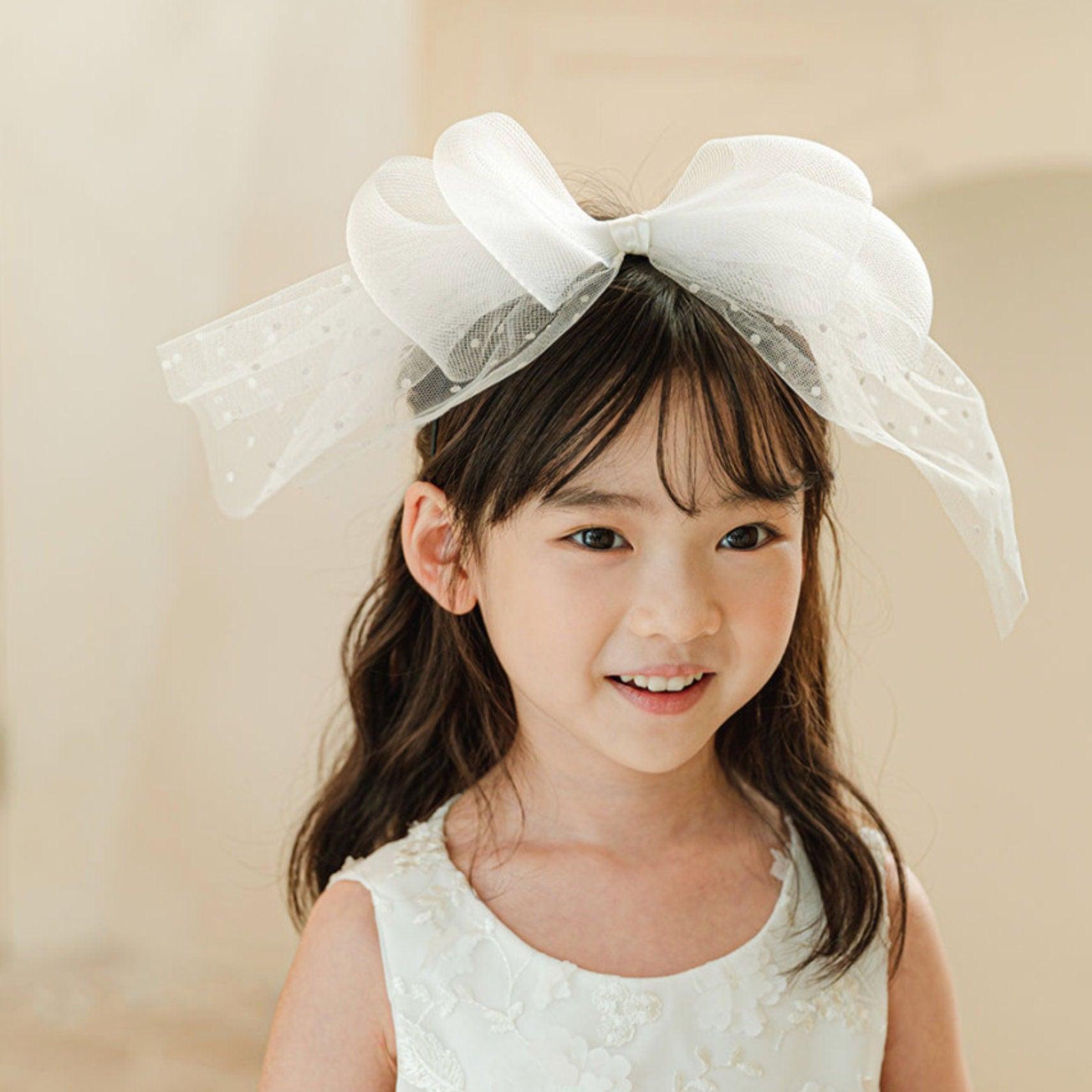 Oversized Lace Ribbon Headband - Native Korean