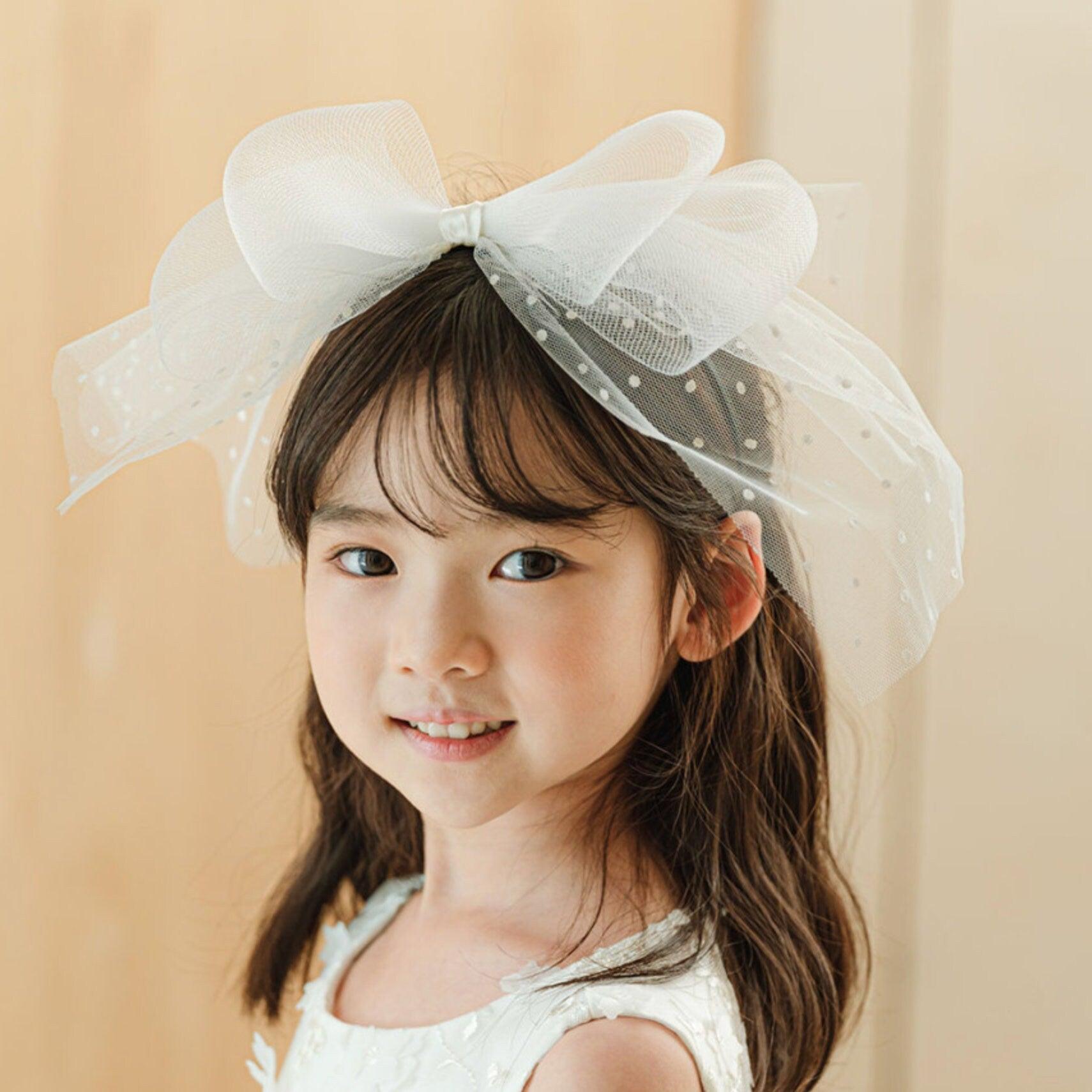 Oversized Lace Ribbon Headband - Native Korean