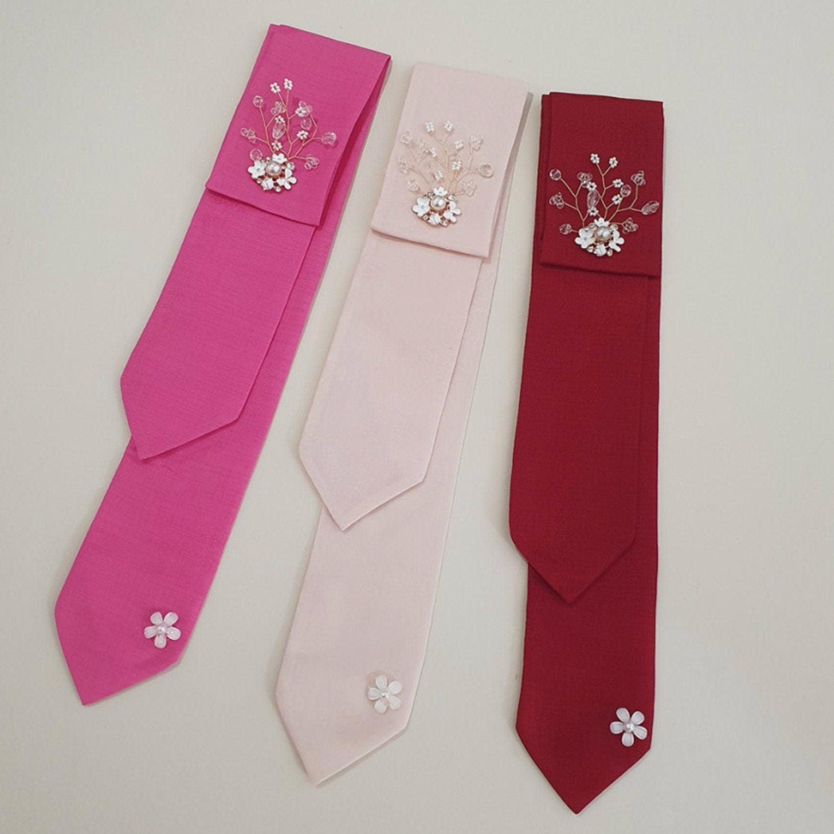 Pearl Floral Hair Tie - Native Korean