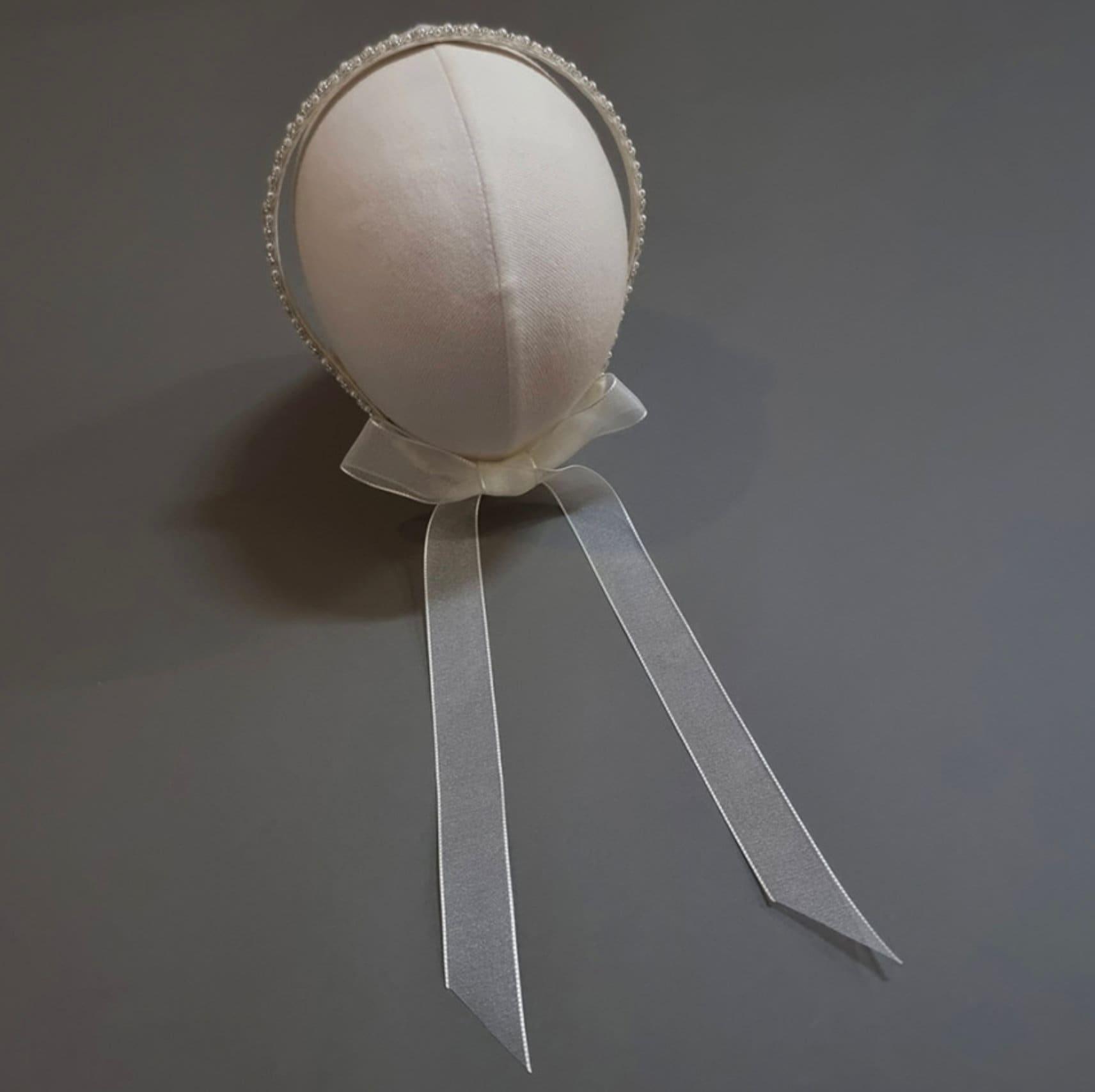 Pearl Headband w/ribbon - Native Korean