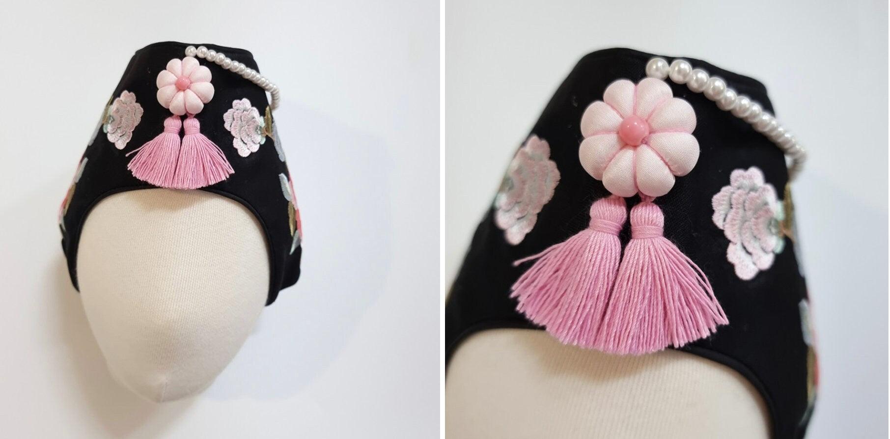 Premium Embroidery Pink Pumpkin Tassel Jobawi ( 2 colors - XS, S) - Native Korean
