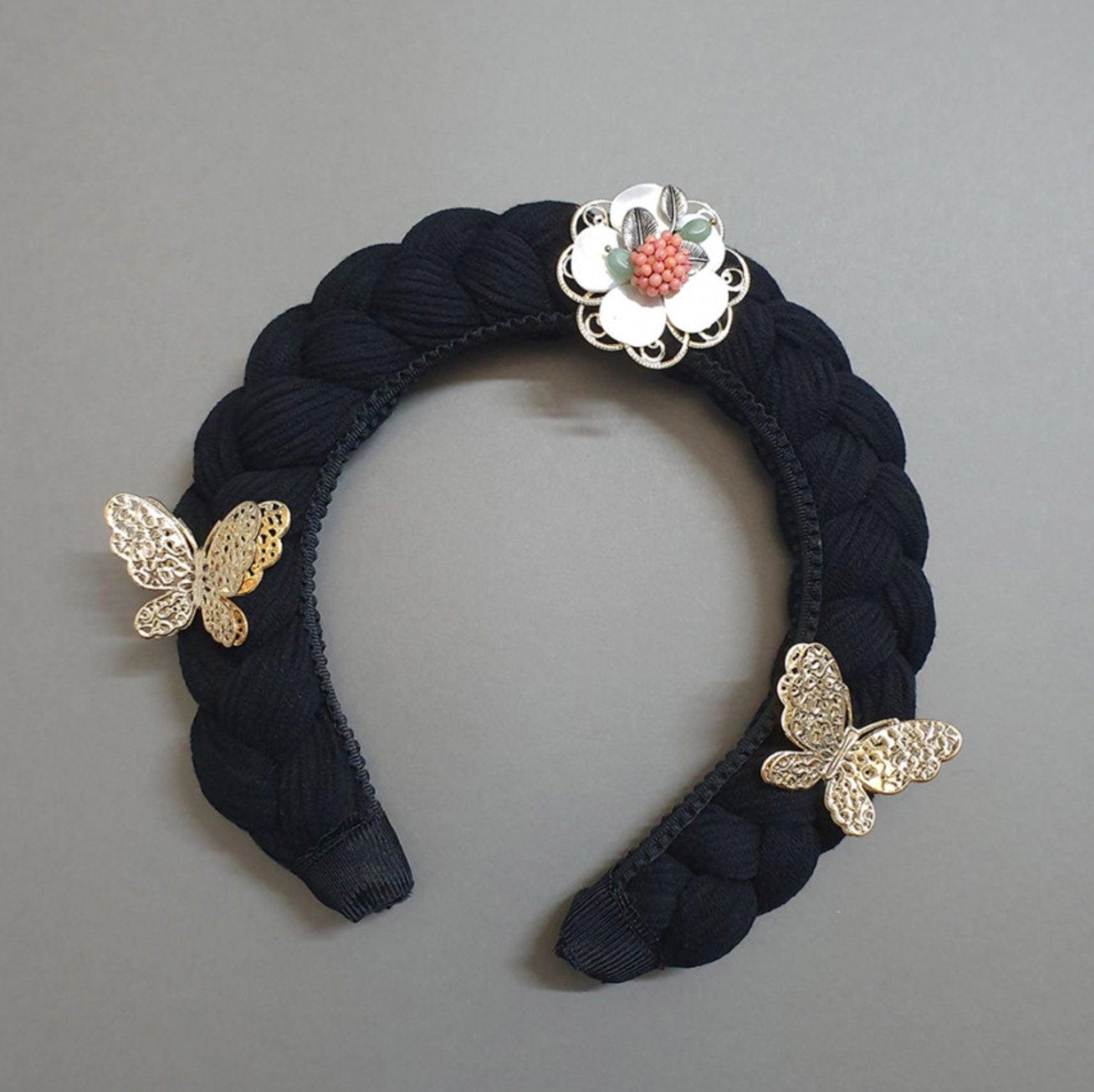 Princess Style Cherry Butterfly Hairband - Native Korean
