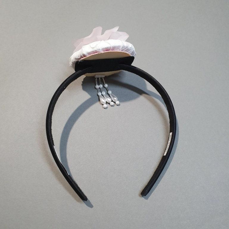 Pure Pink Beads Flower Headband - Native Korean