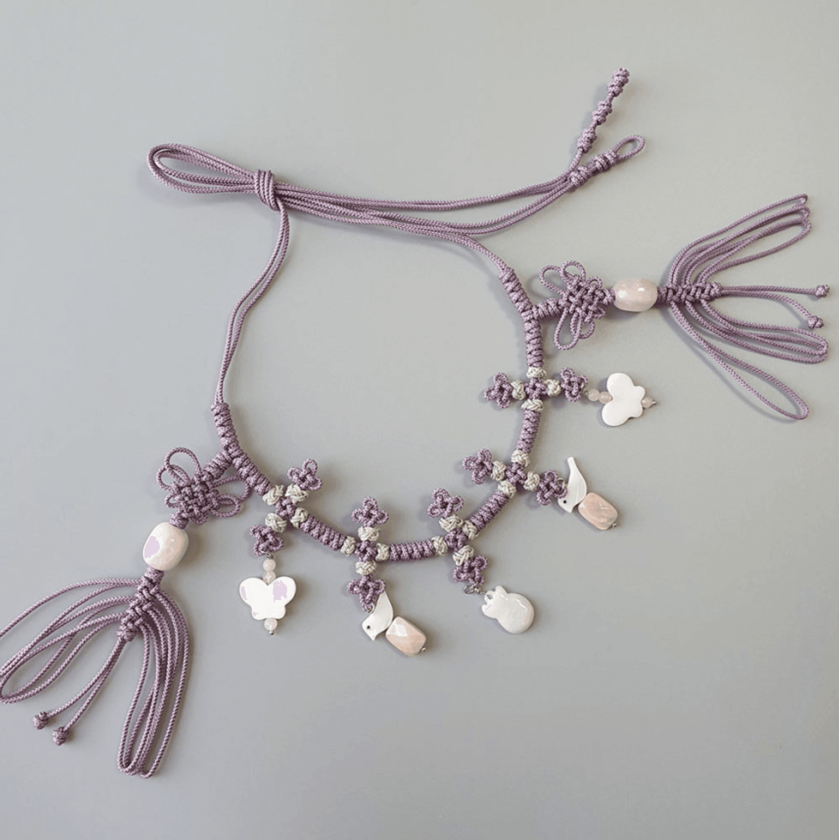 Purple Harmony Jade Belt - Native Korean
