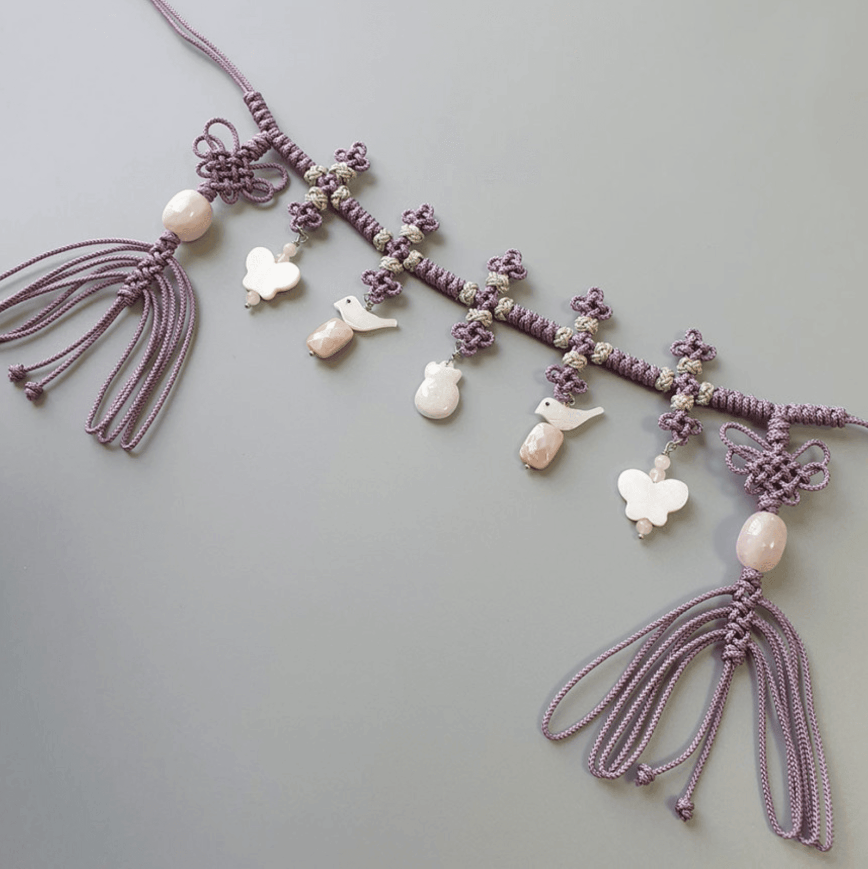 Purple Harmony Jade Belt - Native Korean