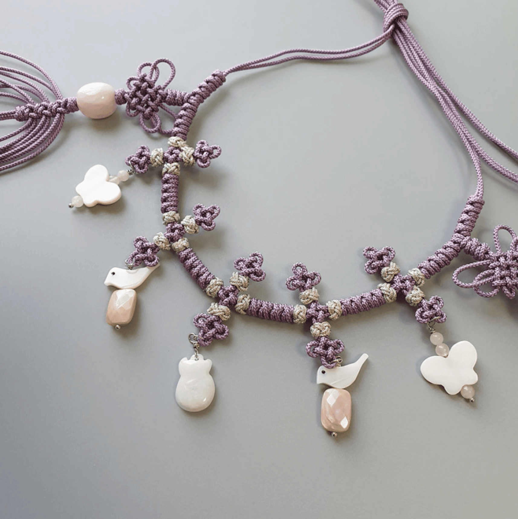 Purple Harmony Jade Belt - Native Korean