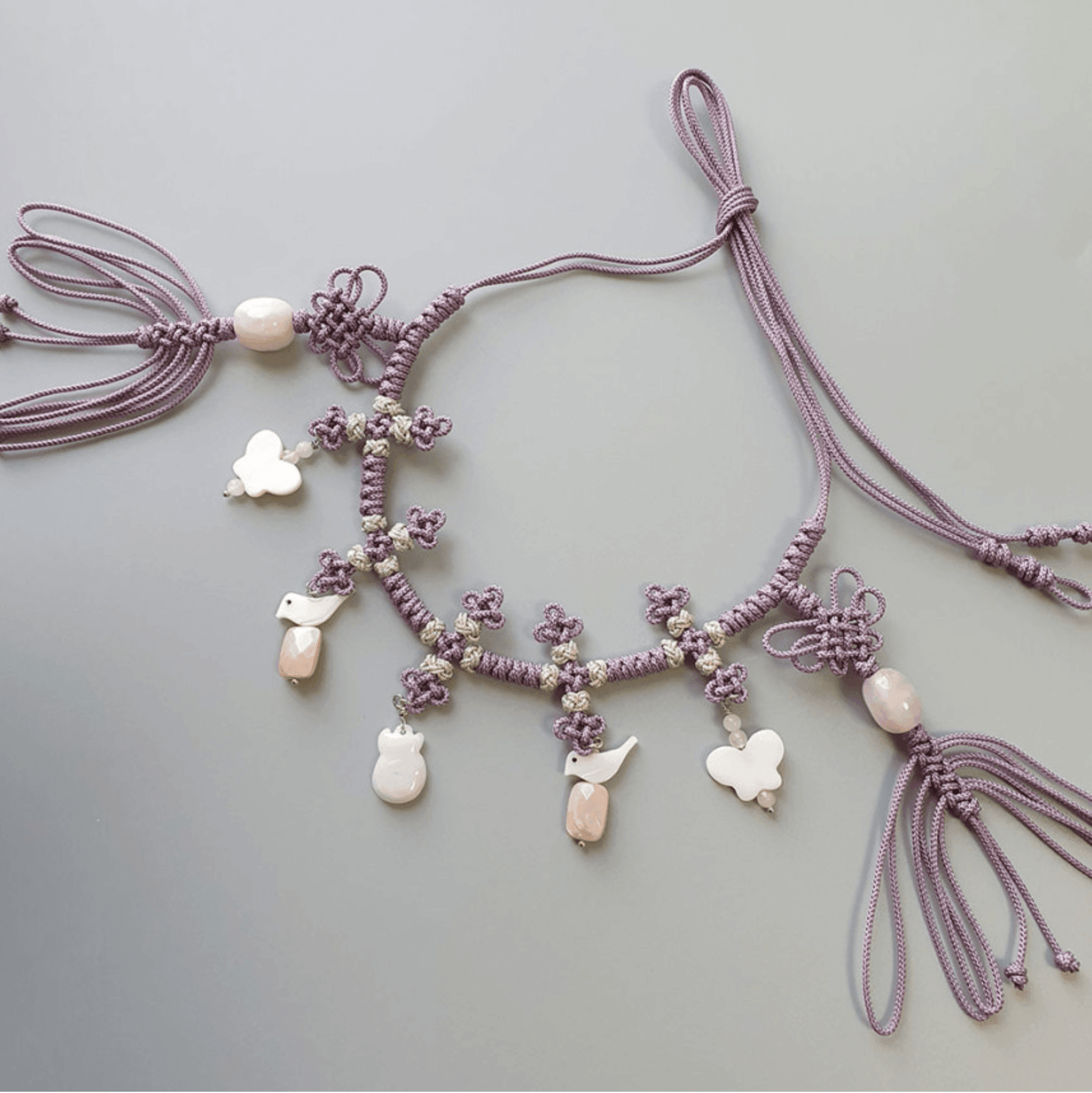 Purple Harmony Jade Belt - Native Korean