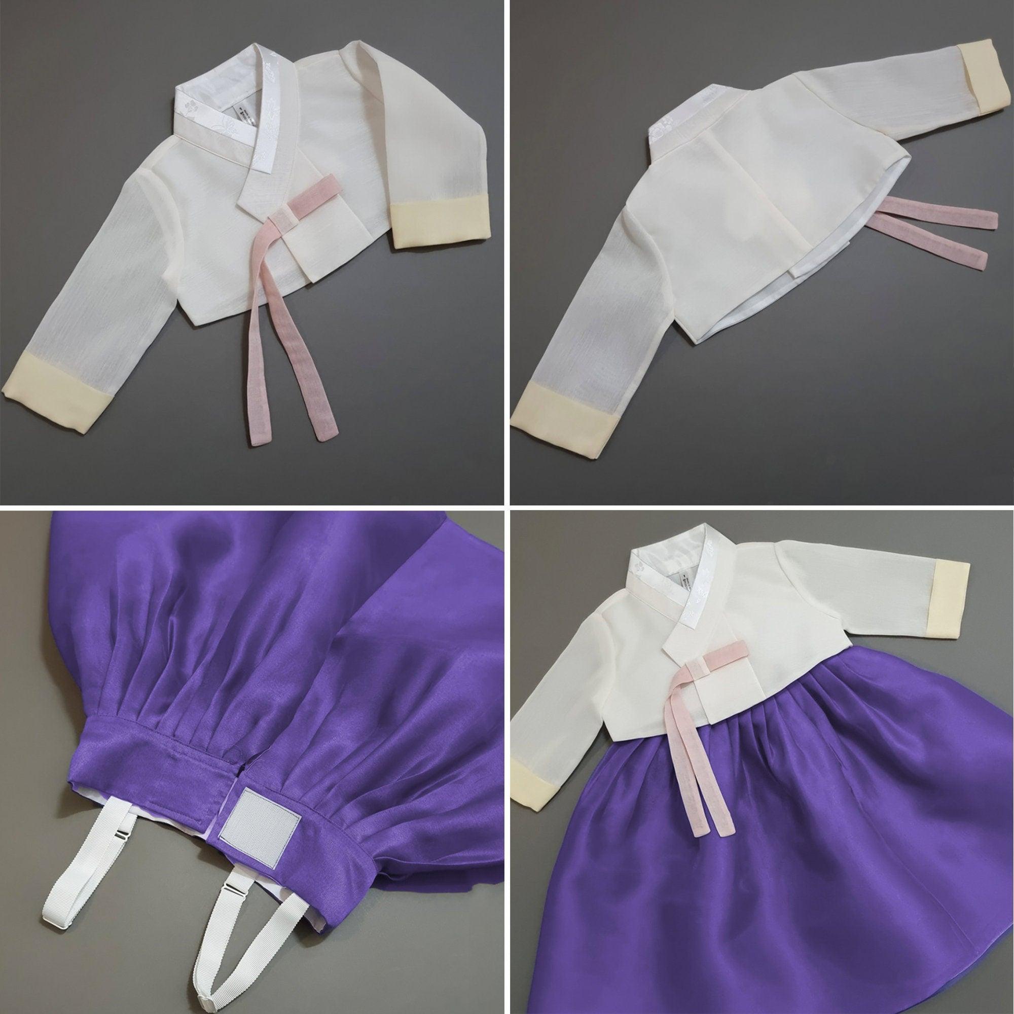 Rayul Purple Girl Hanbok (100D-15YR) - Native Korean