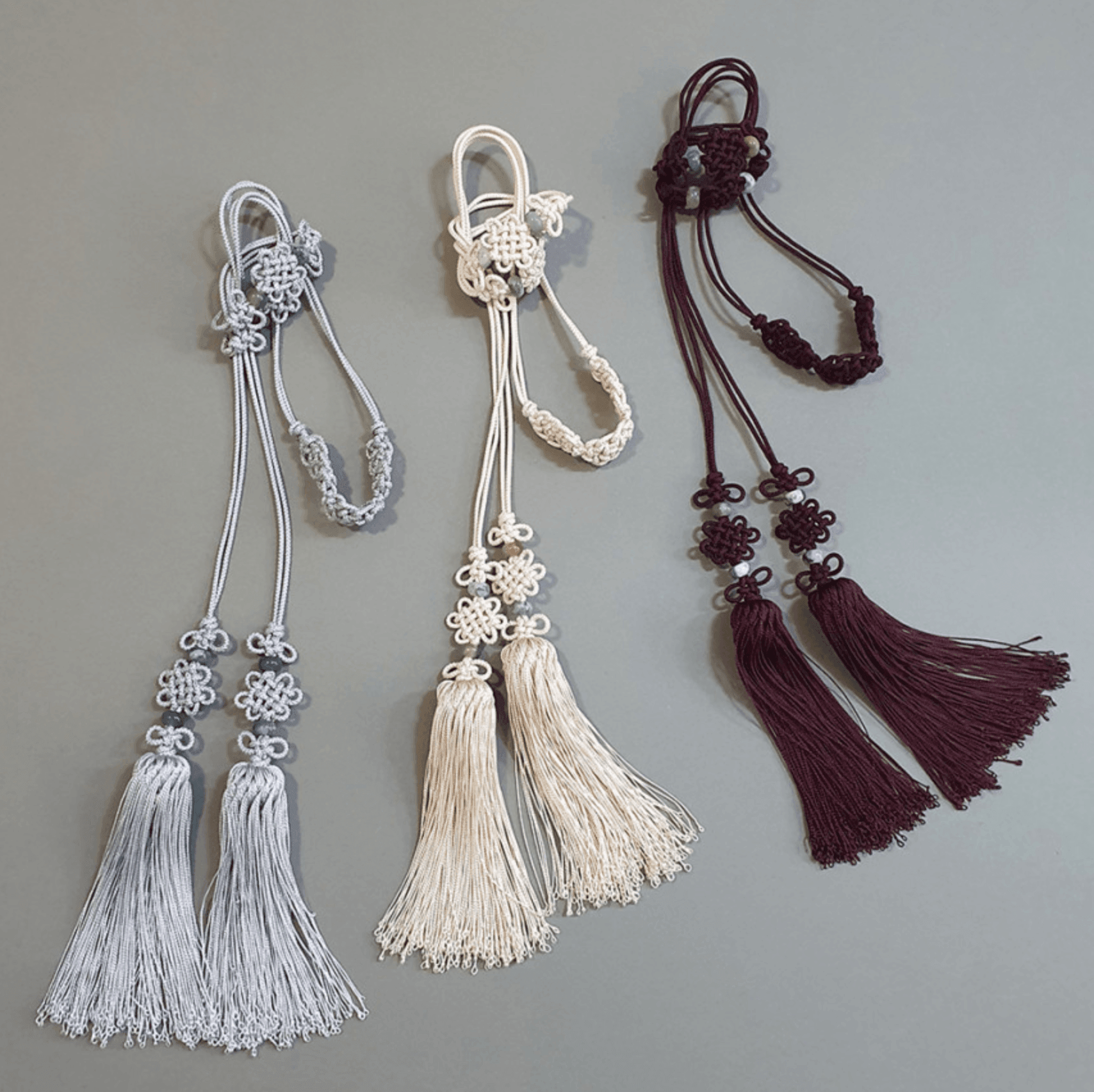 Real Jade Tassel Belt - Native Korean