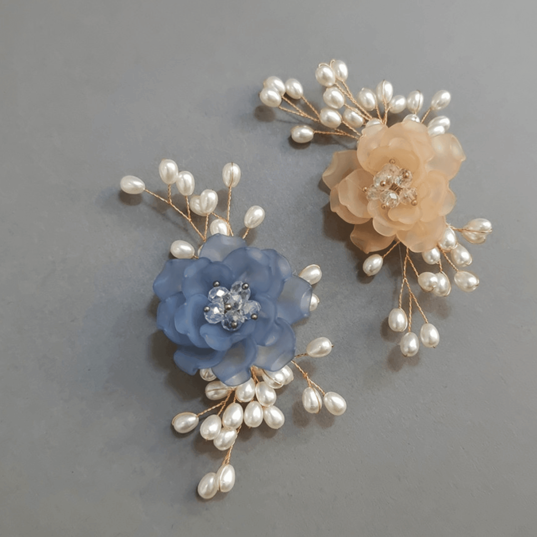 Rose Flower Brooch - Native Korean
