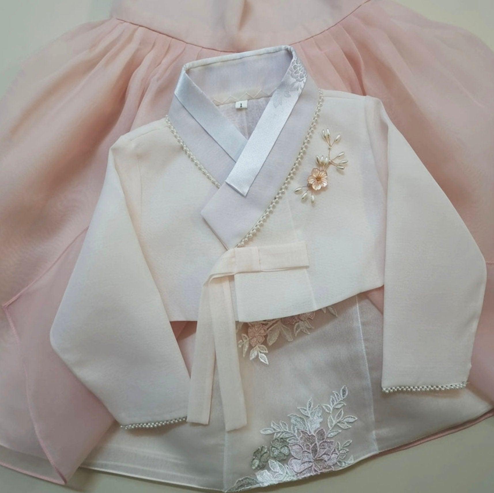 Seulha Pink Dress Girl Hanbok (1-8YR) - Native Korean