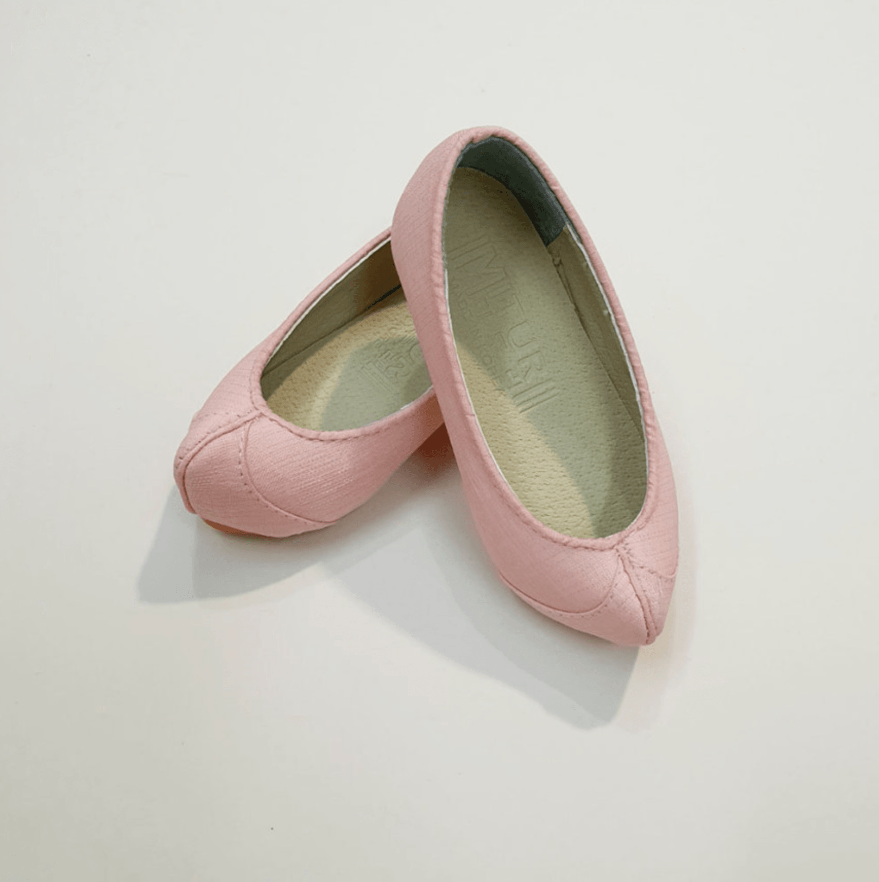 Solid Pink Girl Hanbok Shoes (130~140mm) - Native Korean