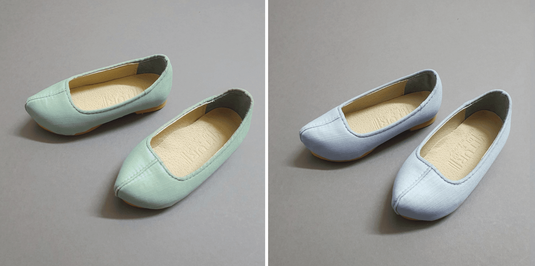 Solid Sky Mint Boy Hanbok Shoes (130~140mm) - Native Korean