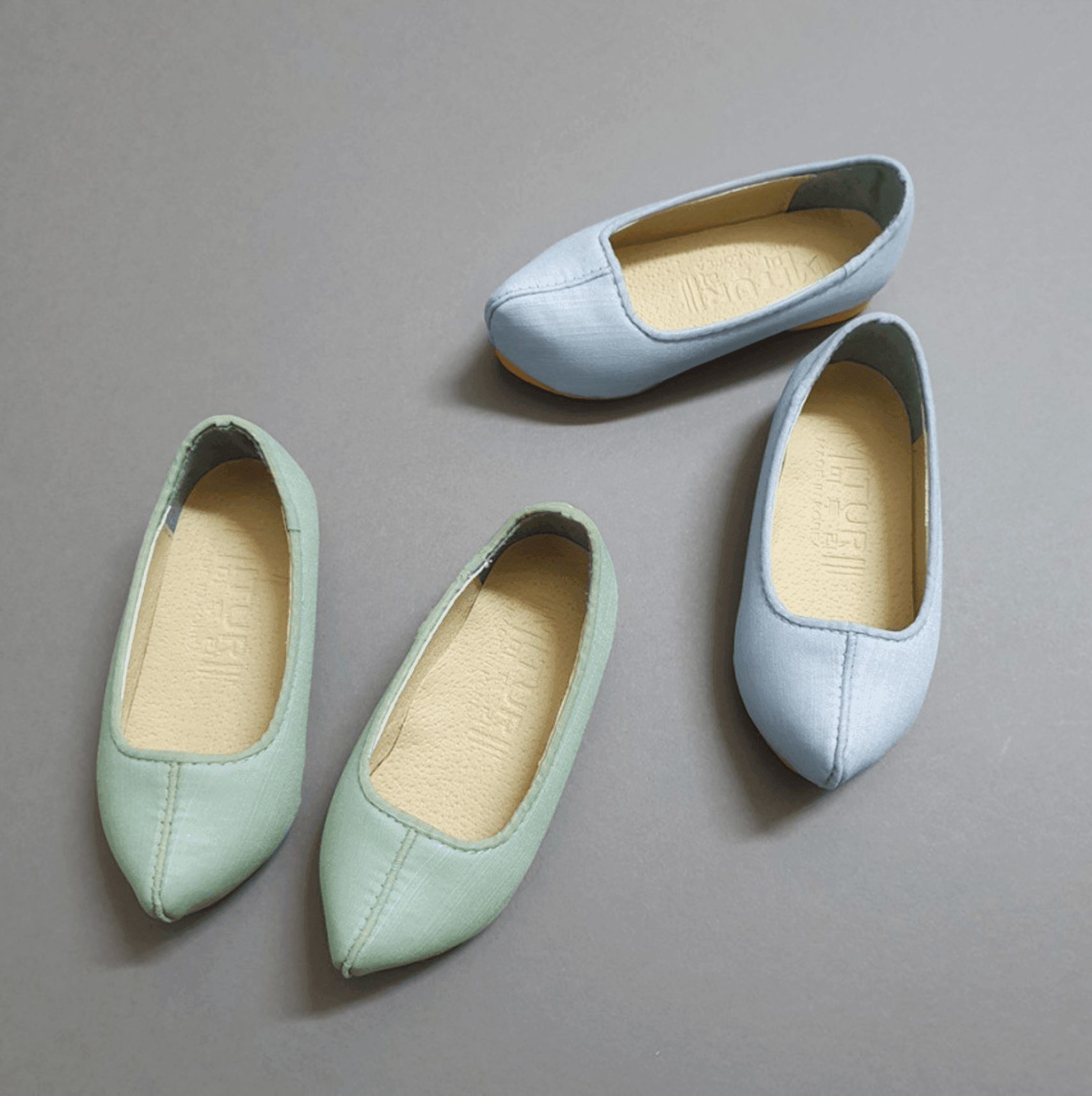 Solid Sky Mint Boy Hanbok Shoes (130~140mm) - Native Korean