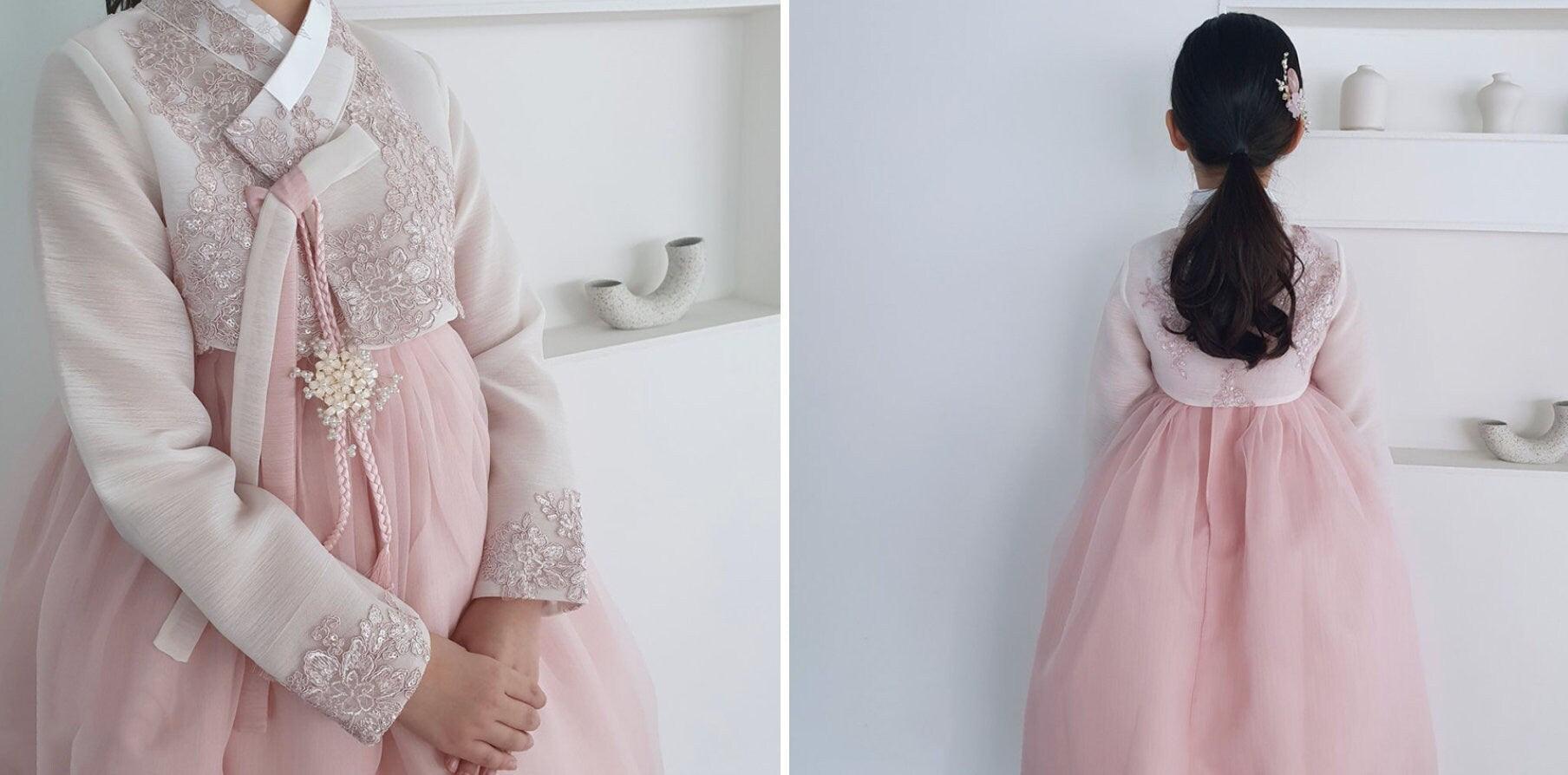 Sooyeon Dress Girl Hanbok (100D-15YR) - Native Korean