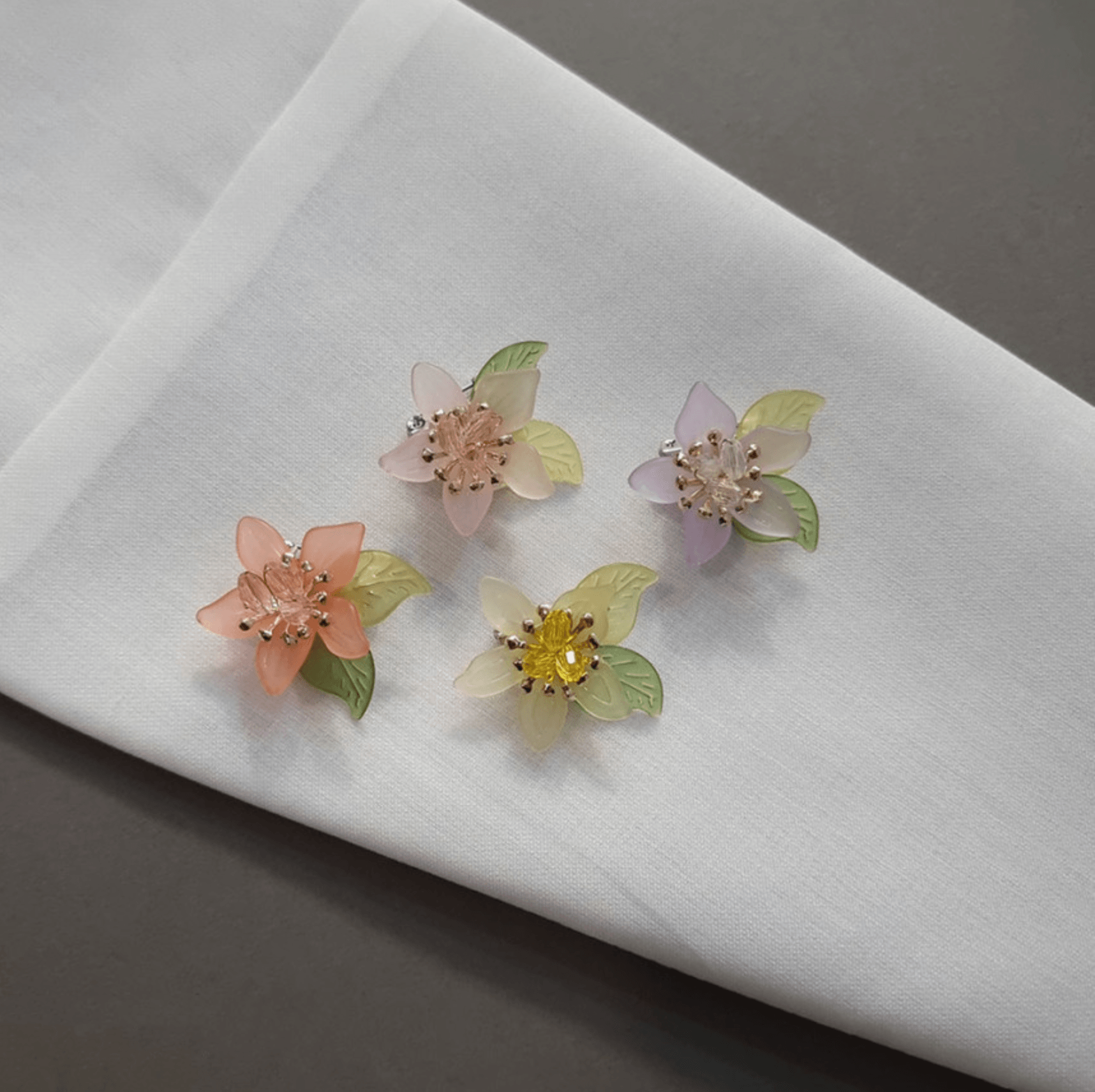 Star Flower Brooch - Native Korean