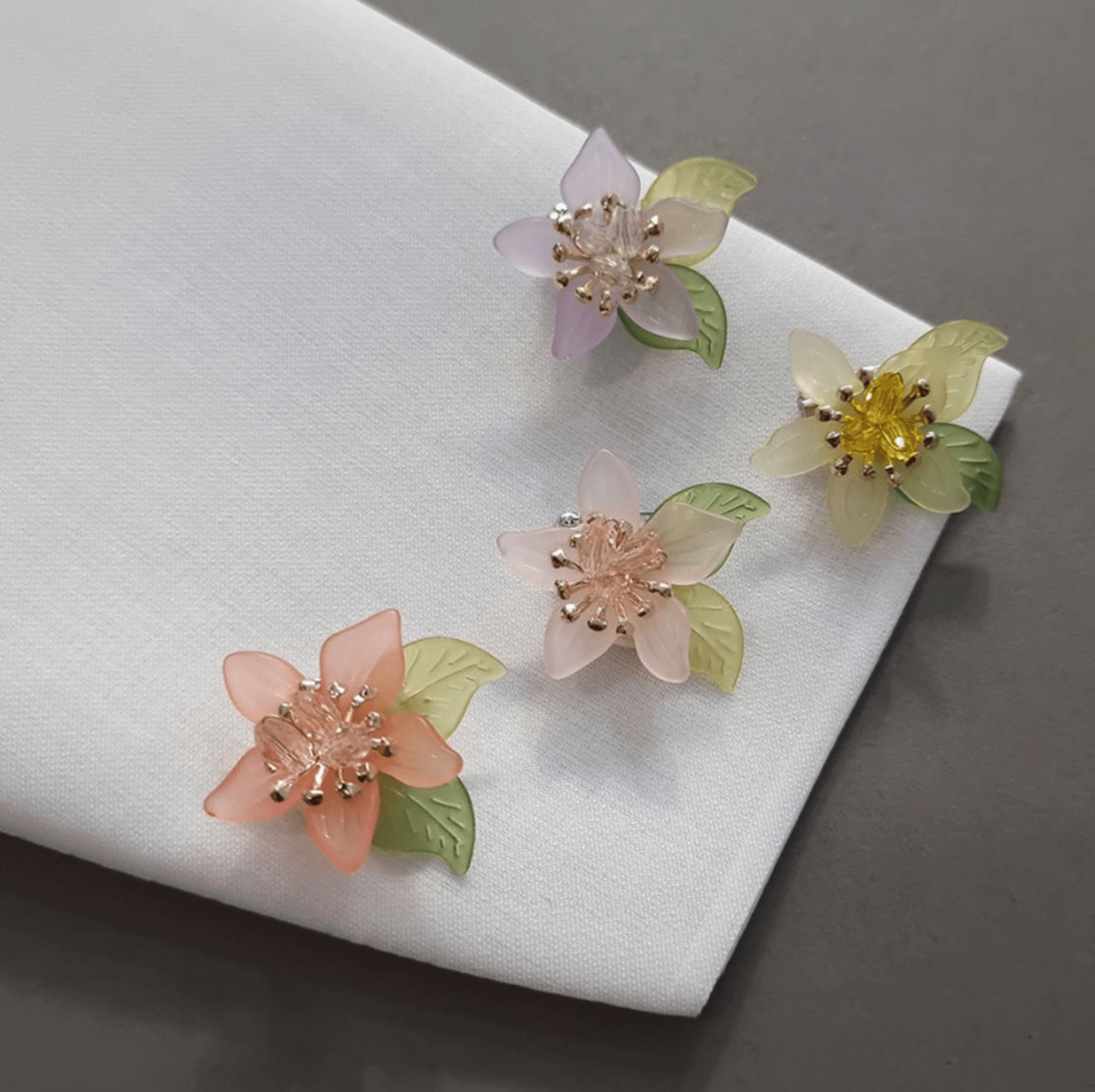 Star Flower Brooch - Native Korean