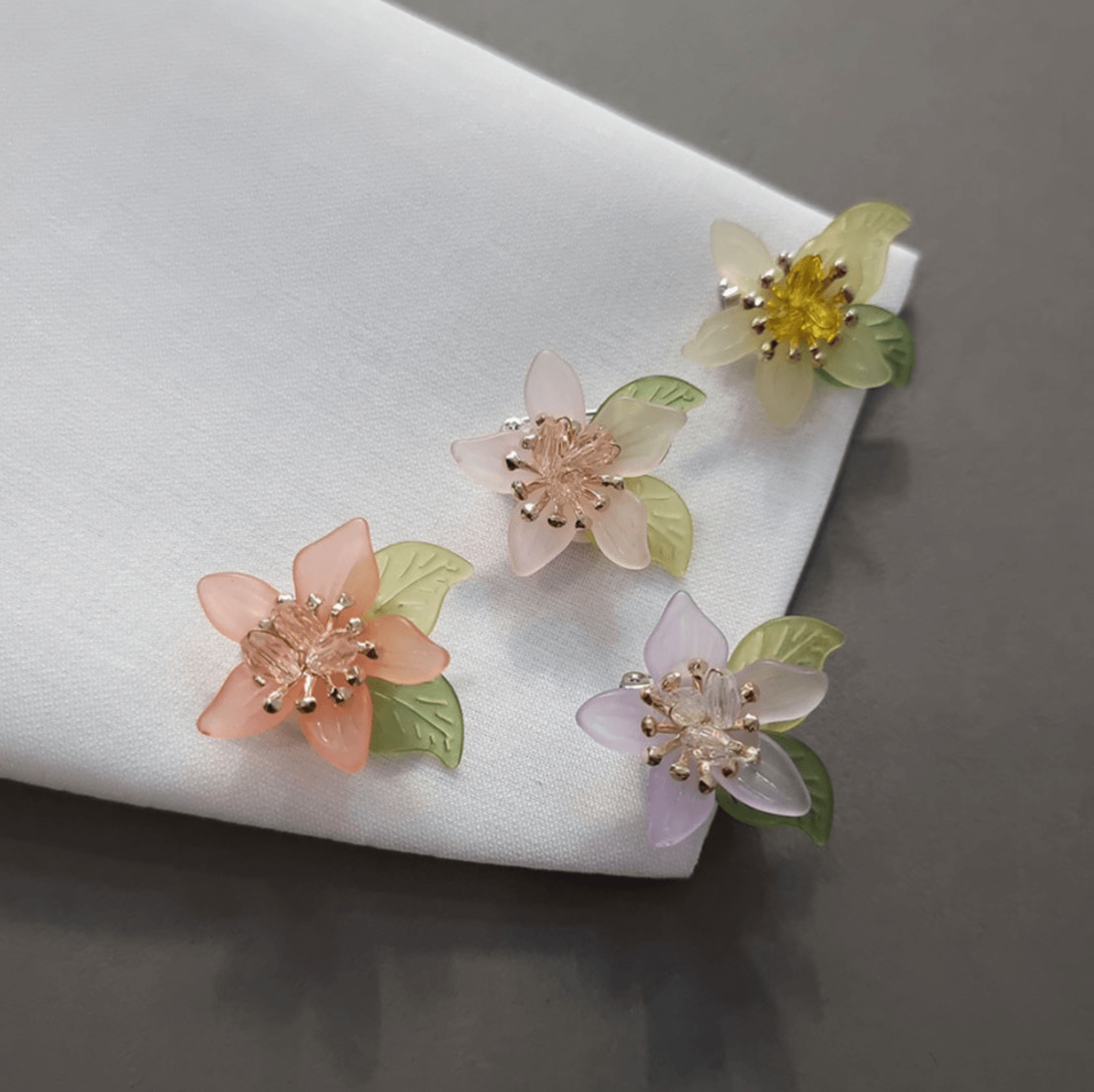 Star Flower Brooch - Native Korean