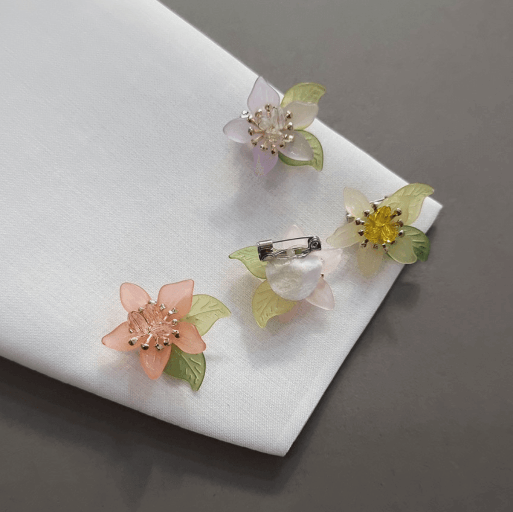 Star Flower Brooch - Native Korean