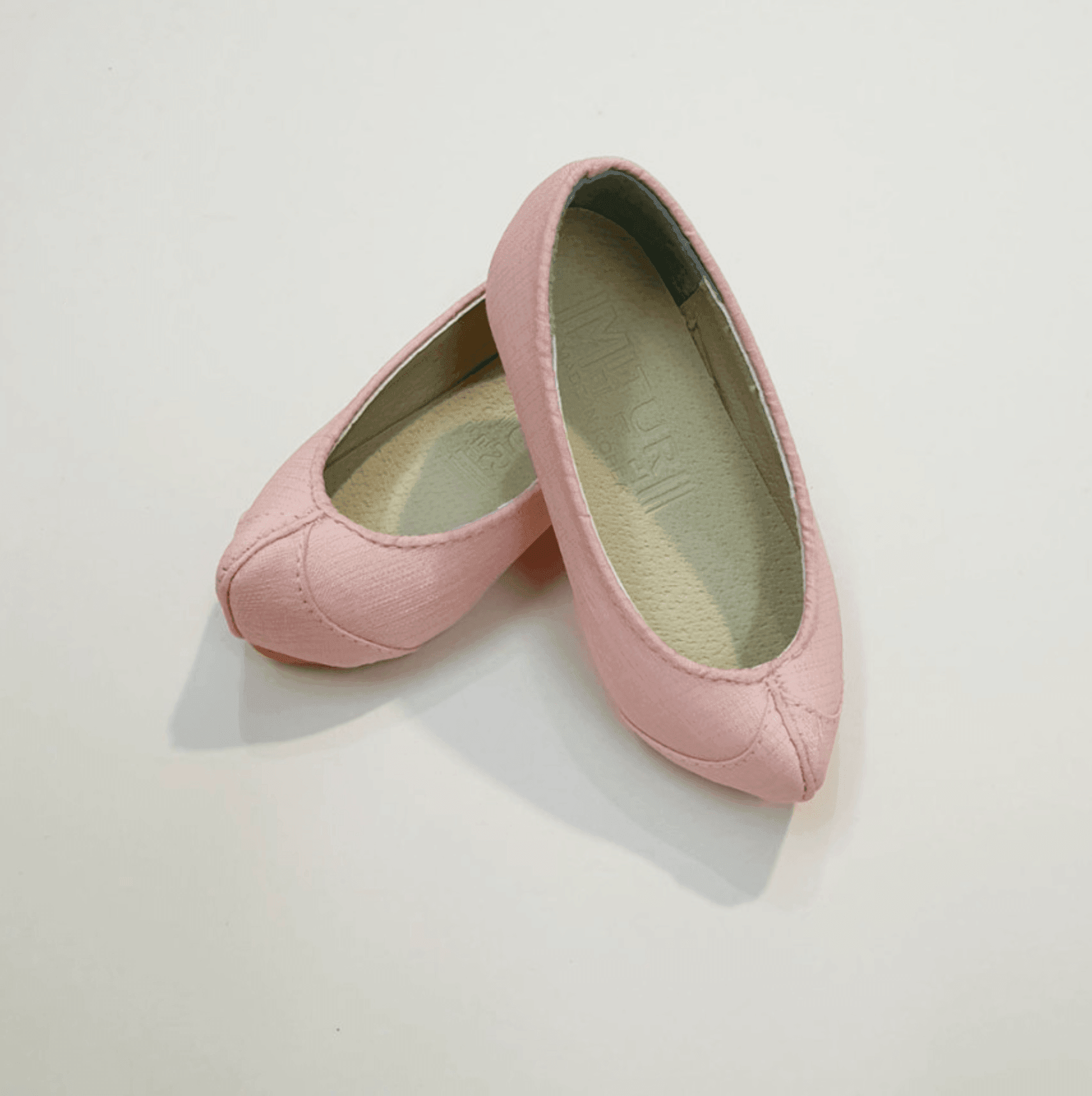 Stitched Solid Pink Girl Hanbok Shoes (130~140mm) - Native Korean