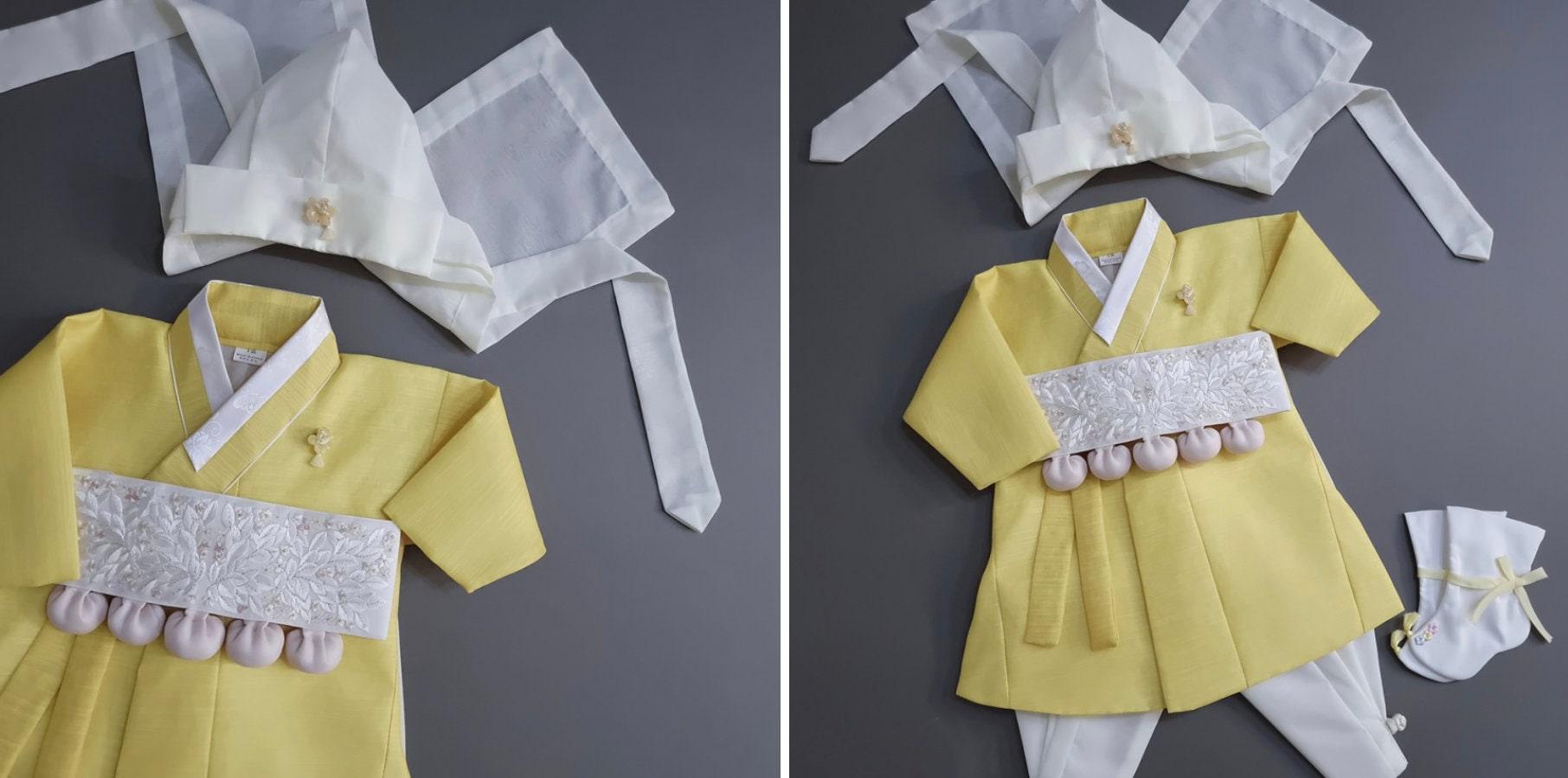 Sungjoon Lemon Blue Boy Hanbok (100D-8YR) - Native Korean