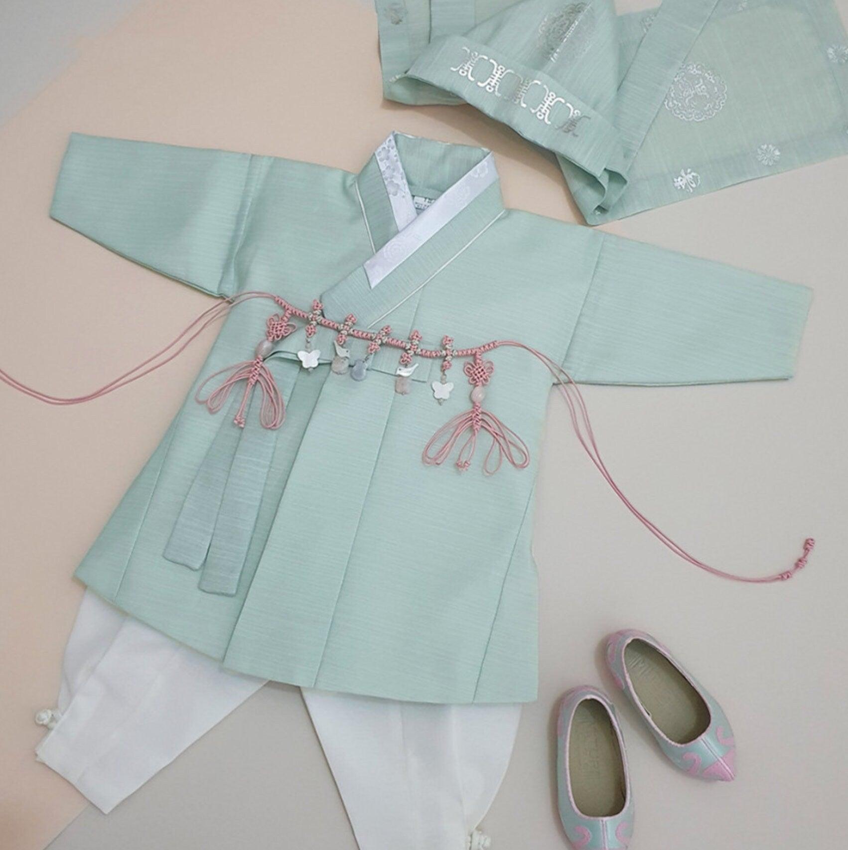 Sungjoon Mint Boy Hanbok (100D-10YR) - Native Korean