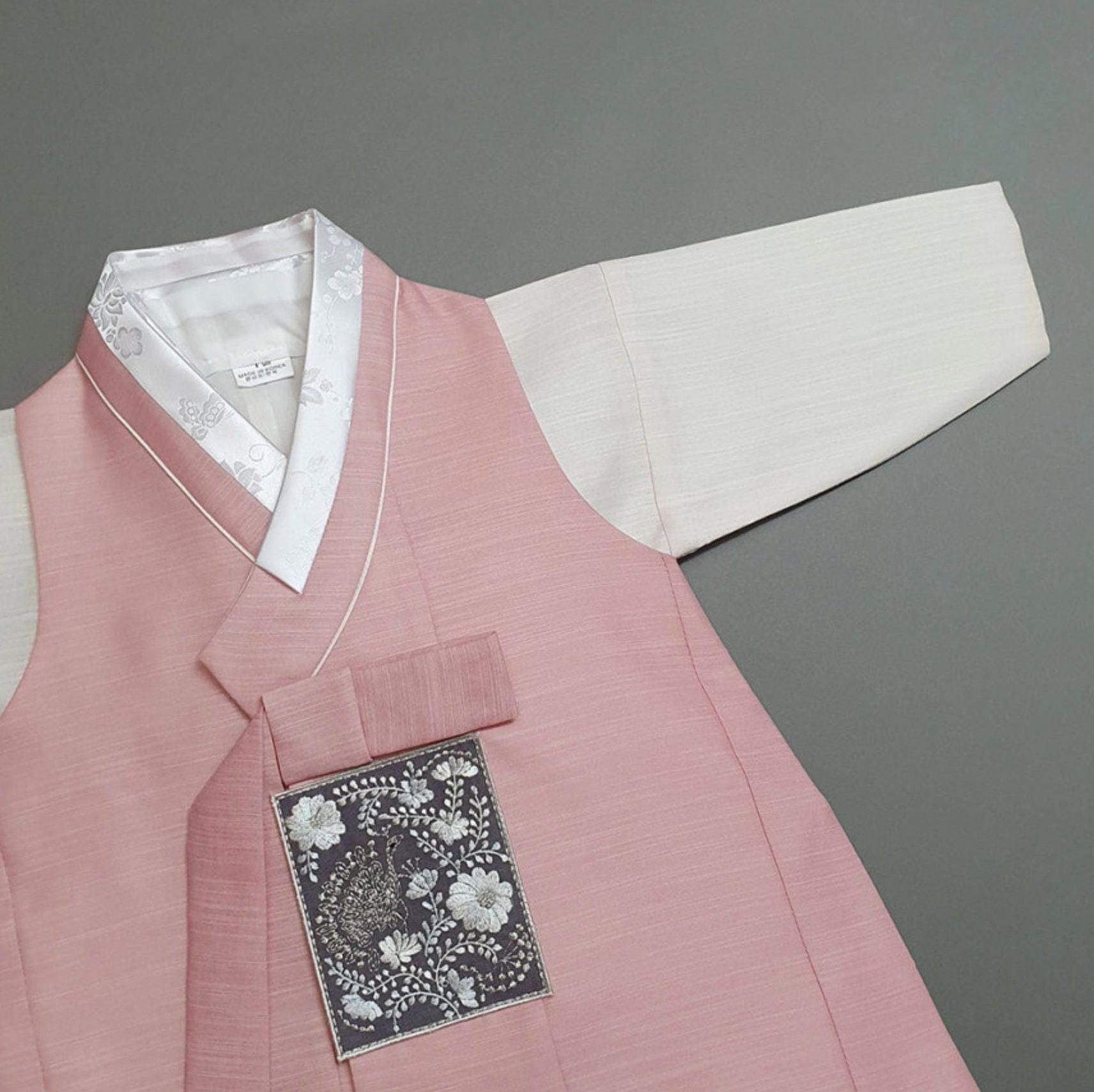 Sungju Coral Solid Boy Hanbok (100D-10YR) - Native Korean