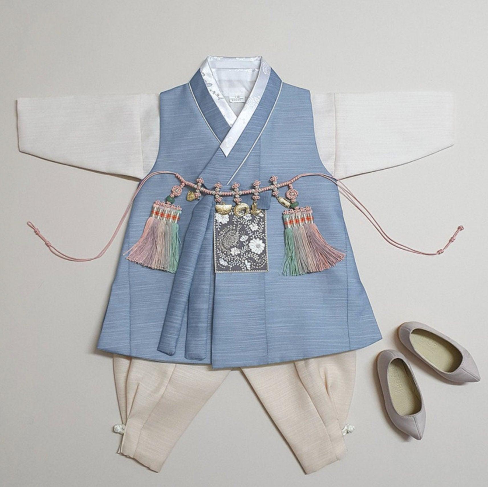 Sungju Indie Blue Boy Hanbok (100D-10YR) - Native Korean